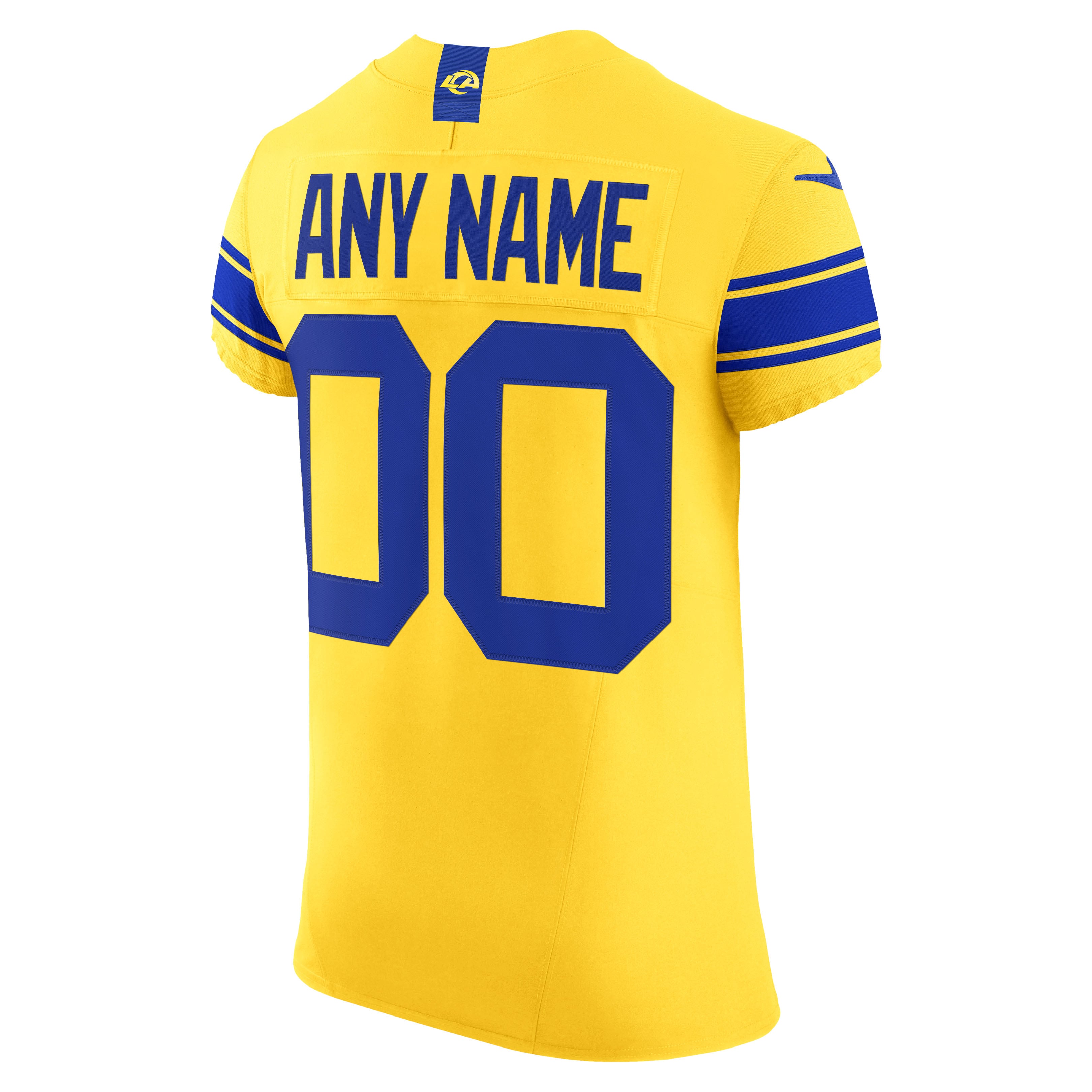 Sol Los Angeles Rams Custom Jersey NFL Football Fan Wear Custom Number