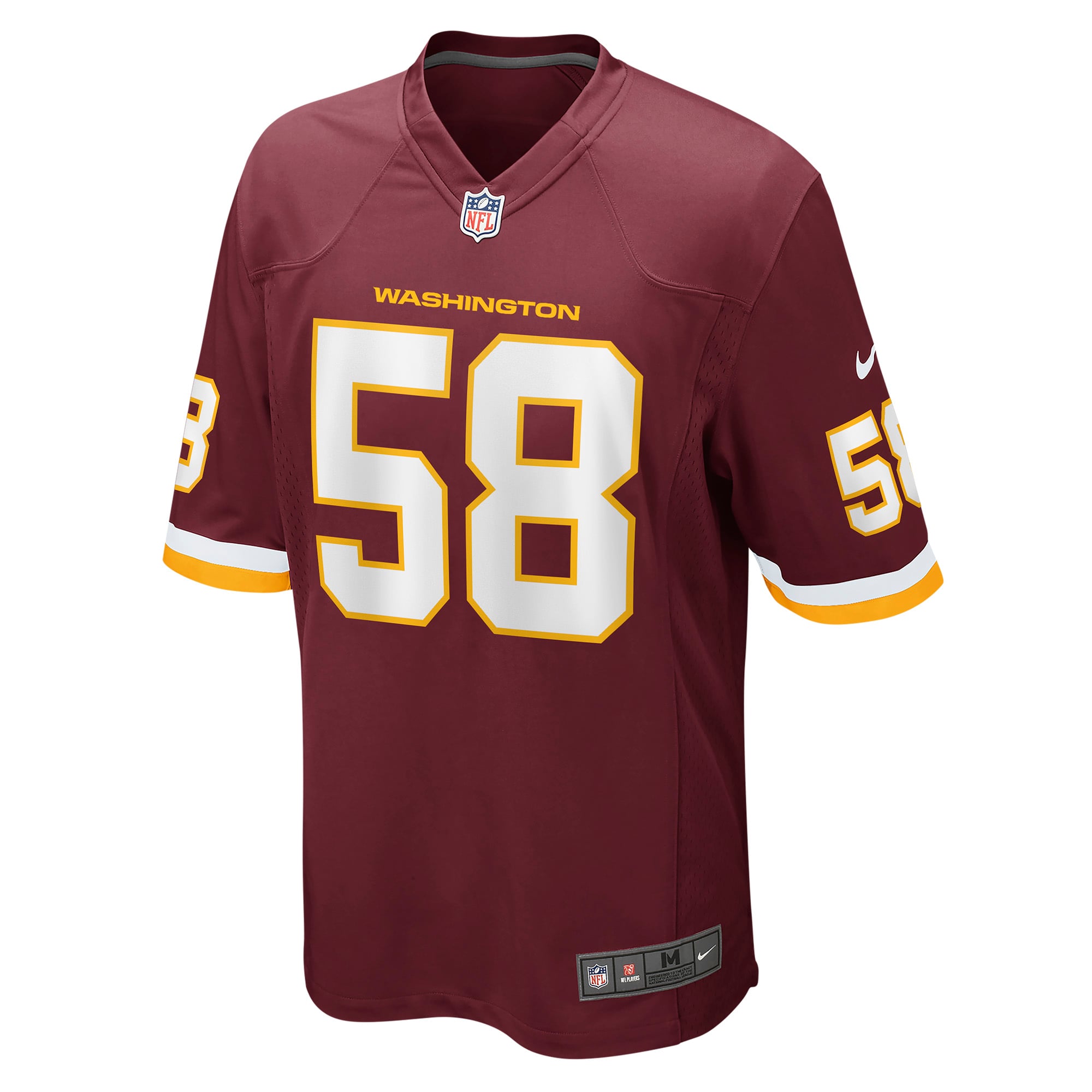 Shaka Toney Washington Commanders Game Jersey Burgundy NFL Football Fan Wear Shaka Toney