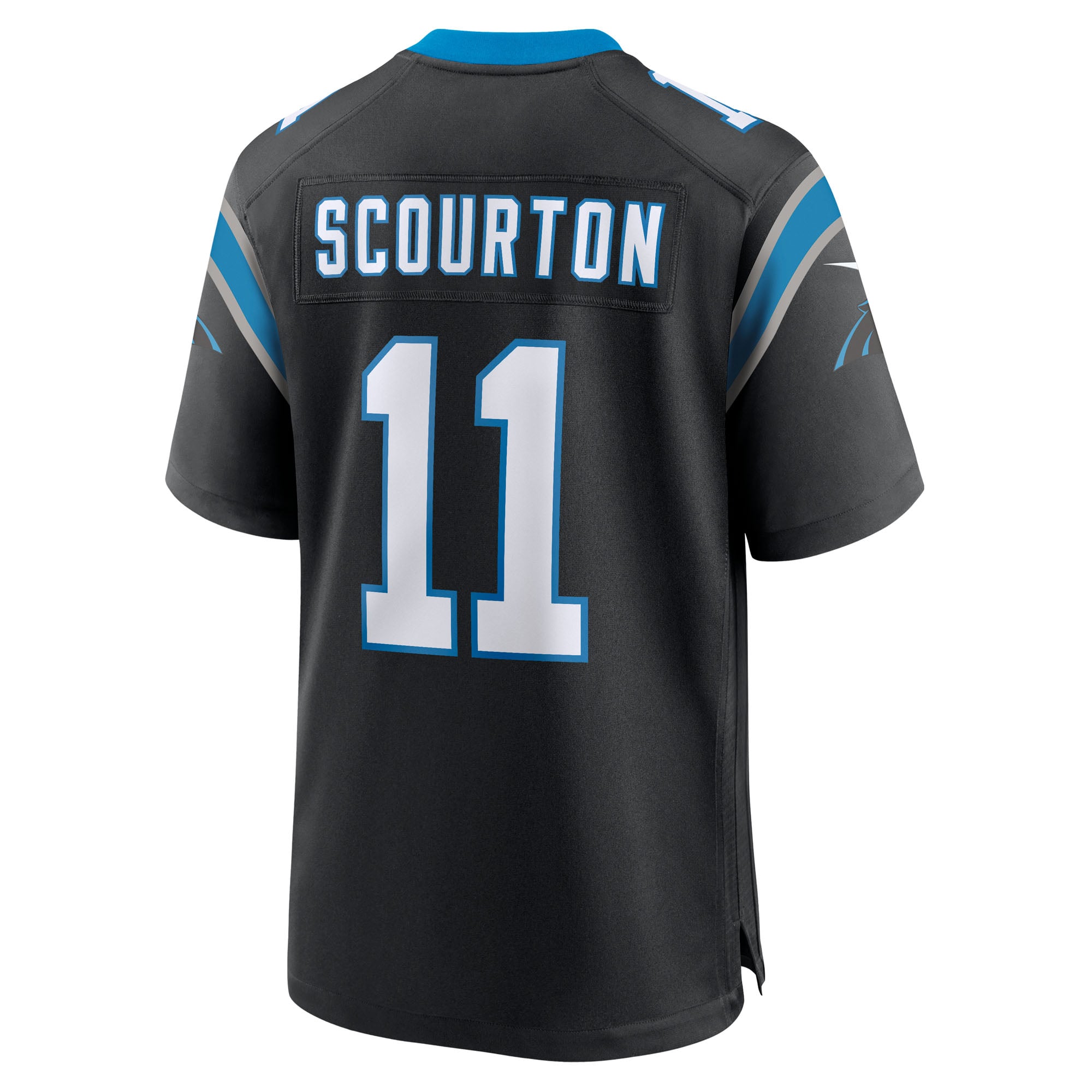 Nic Scourton Carolina Panthers Game Jersey Black NFL Football Fan Wear