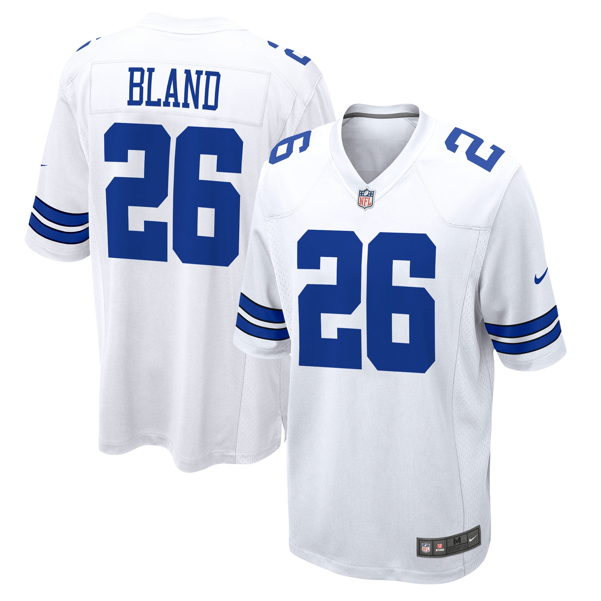 DaRon Bland Dallas Cowboys Game Jersey White NFL Football Fan Wear DaRon Bland