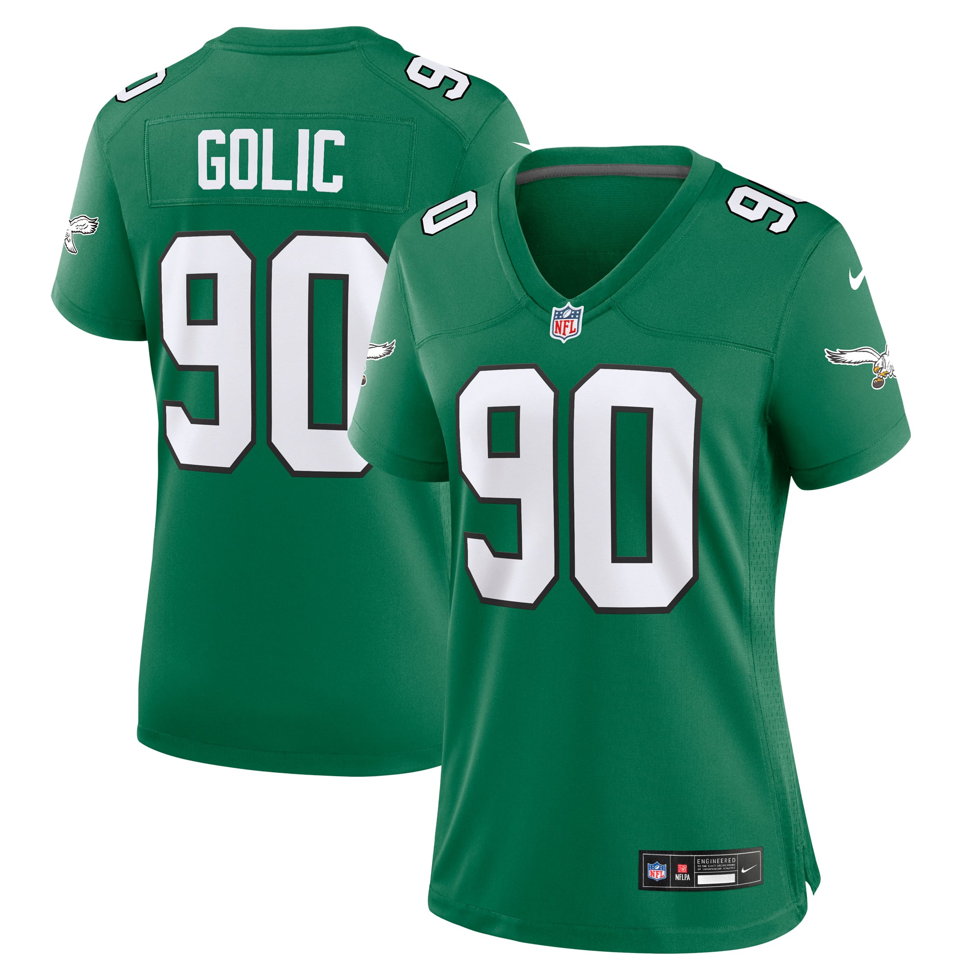 Kelly Mike Golic Philadelphia Eagles Alternate Jersey NFL Football Fan Wear