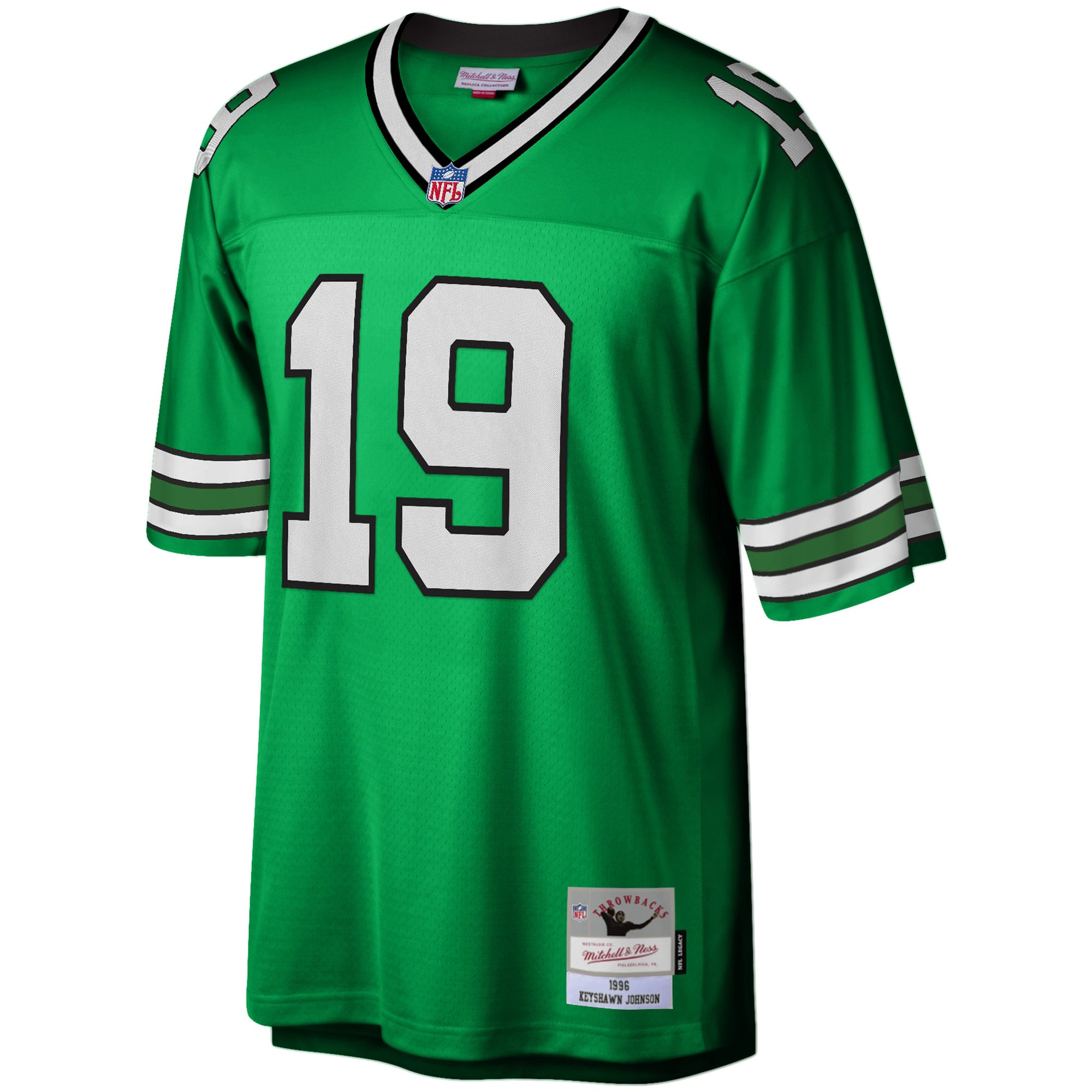 Keyshawn Johnson Mitchell New York Jets Replica Jersey Kelly Green NFL Football Fan Wear