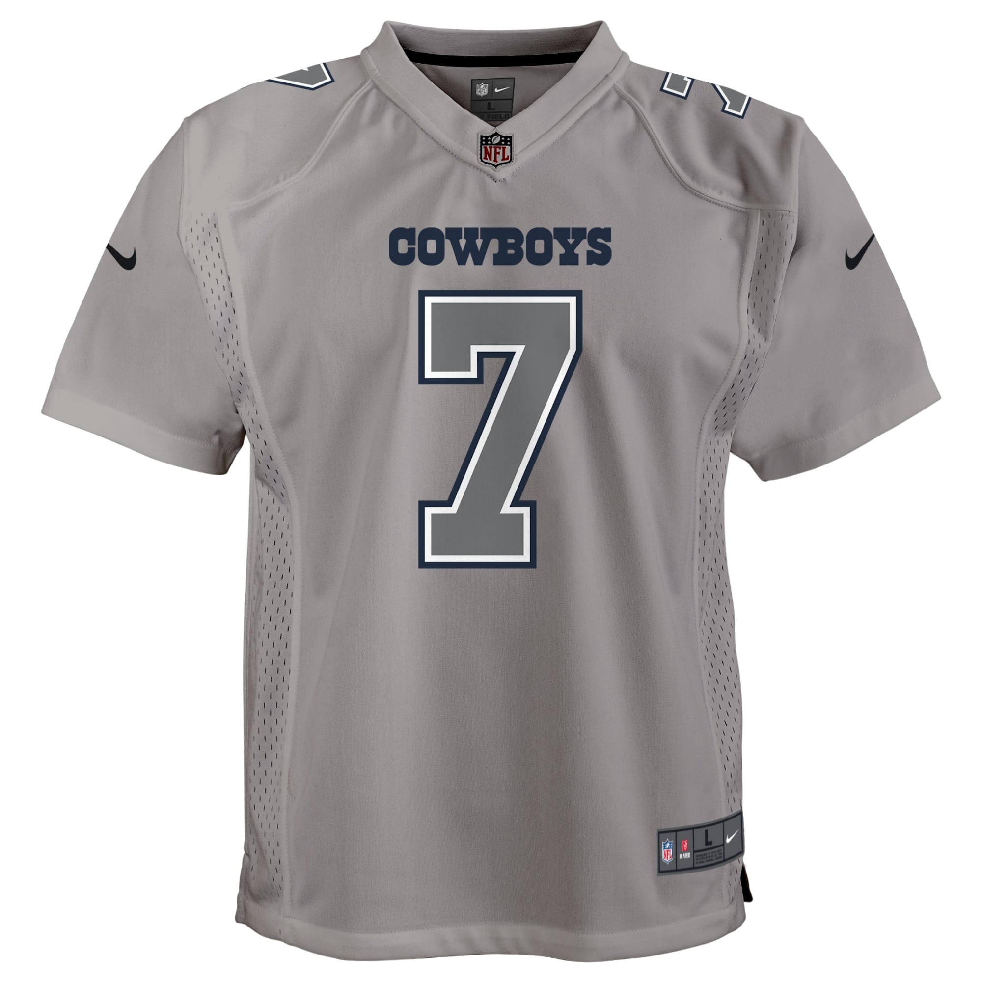 Atmosphere Trevon Diggs Dallas Cowboys Game Jersey Gray NFL Football Fan Wear