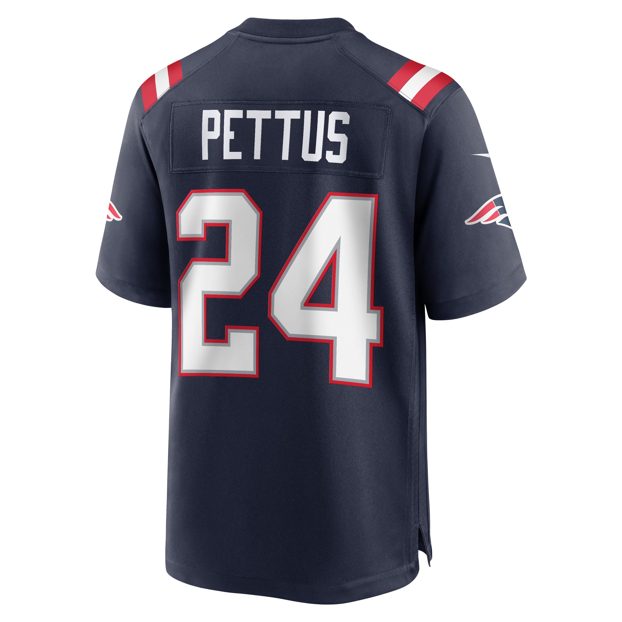 Pettus New England Patriots Game Jersey Navy NFL Football Fan Wear Pettus
