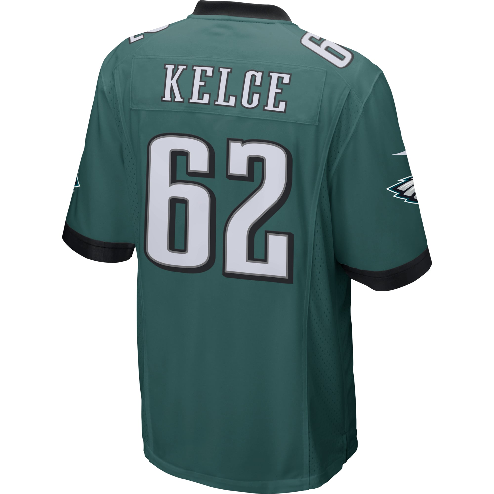 Jason Kelce Philadelphia Eagles Game Jersey Midnight NFL Football Fan Wear Jason Kelce