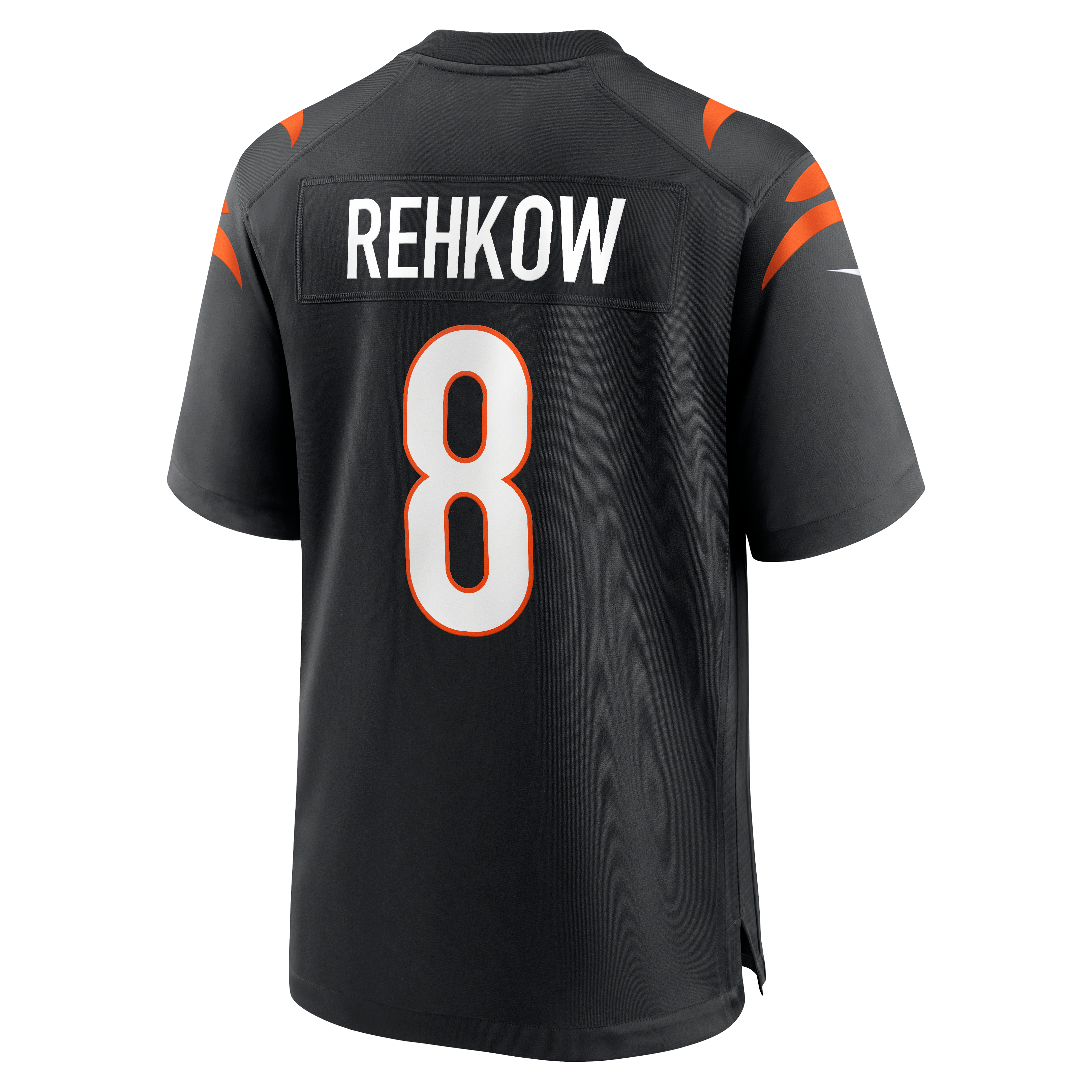 Ryan Rehkow Cincinnati Bengals Game Jersey Black NFL Football Fan Wear Ryan Rehkow