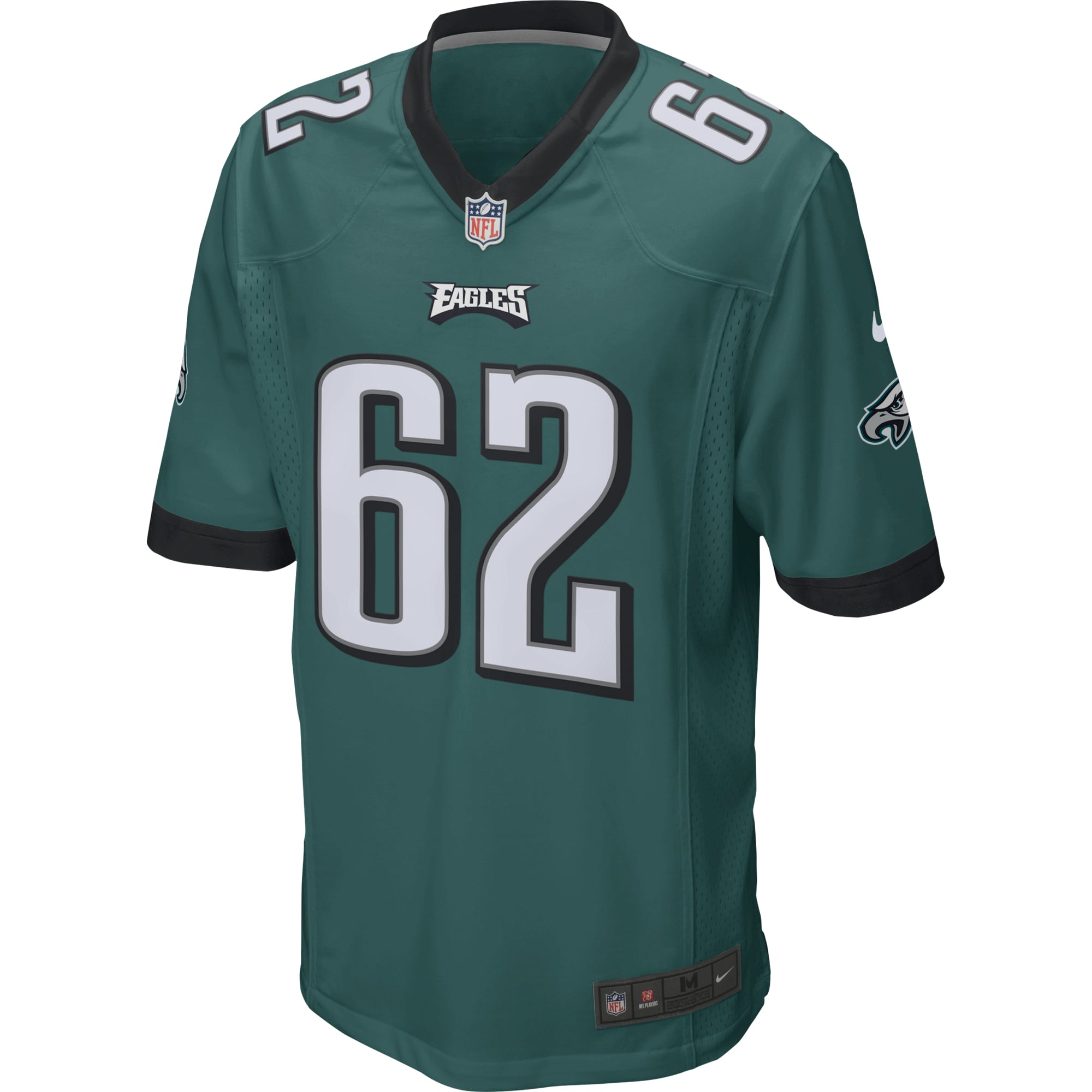 Jason Kelce Philadelphia Eagles Game Jersey Midnight NFL Football Fan Wear