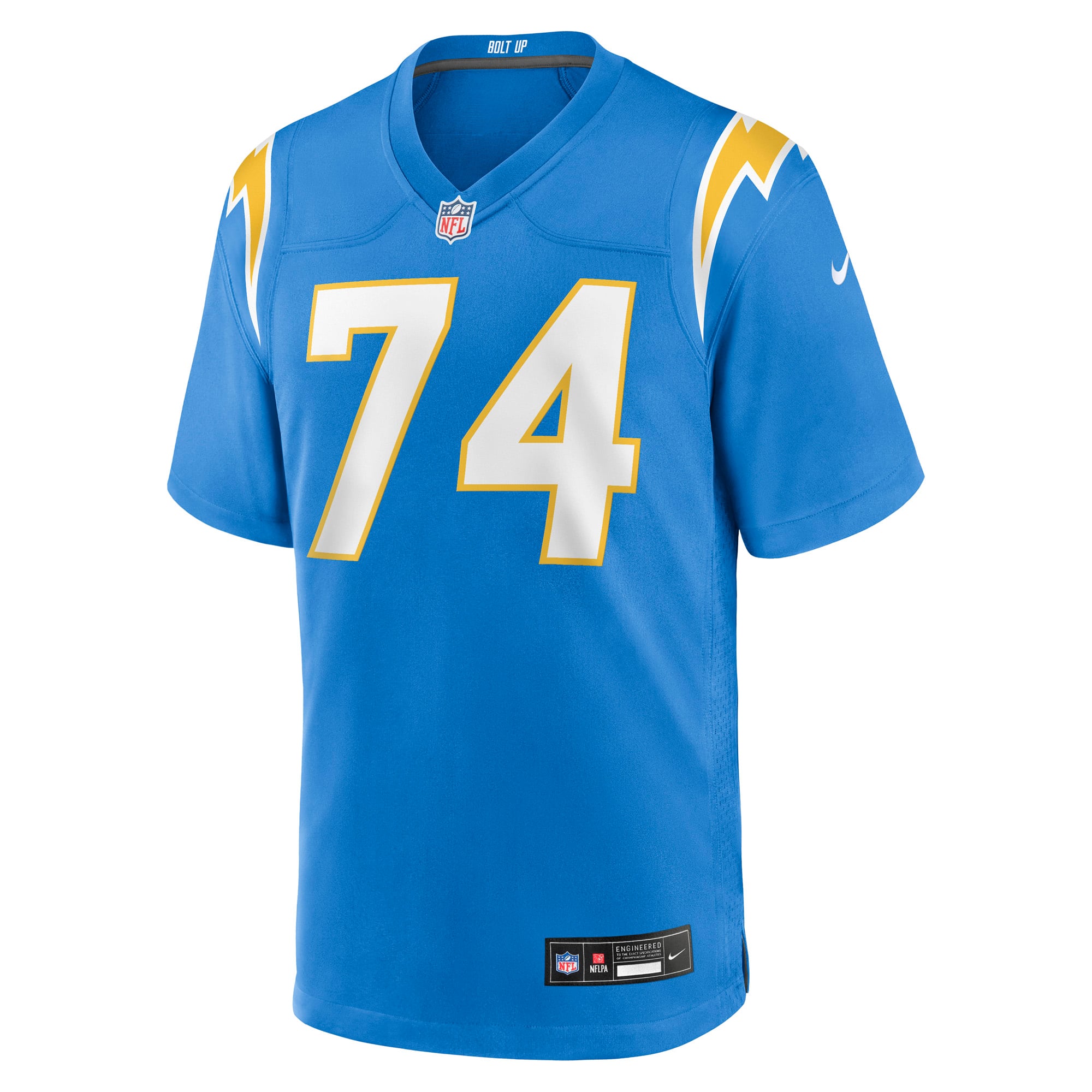 Kayode Awosika Los Angeles Chargers Game Jersey Powder Blue NFL Football Fan Wear