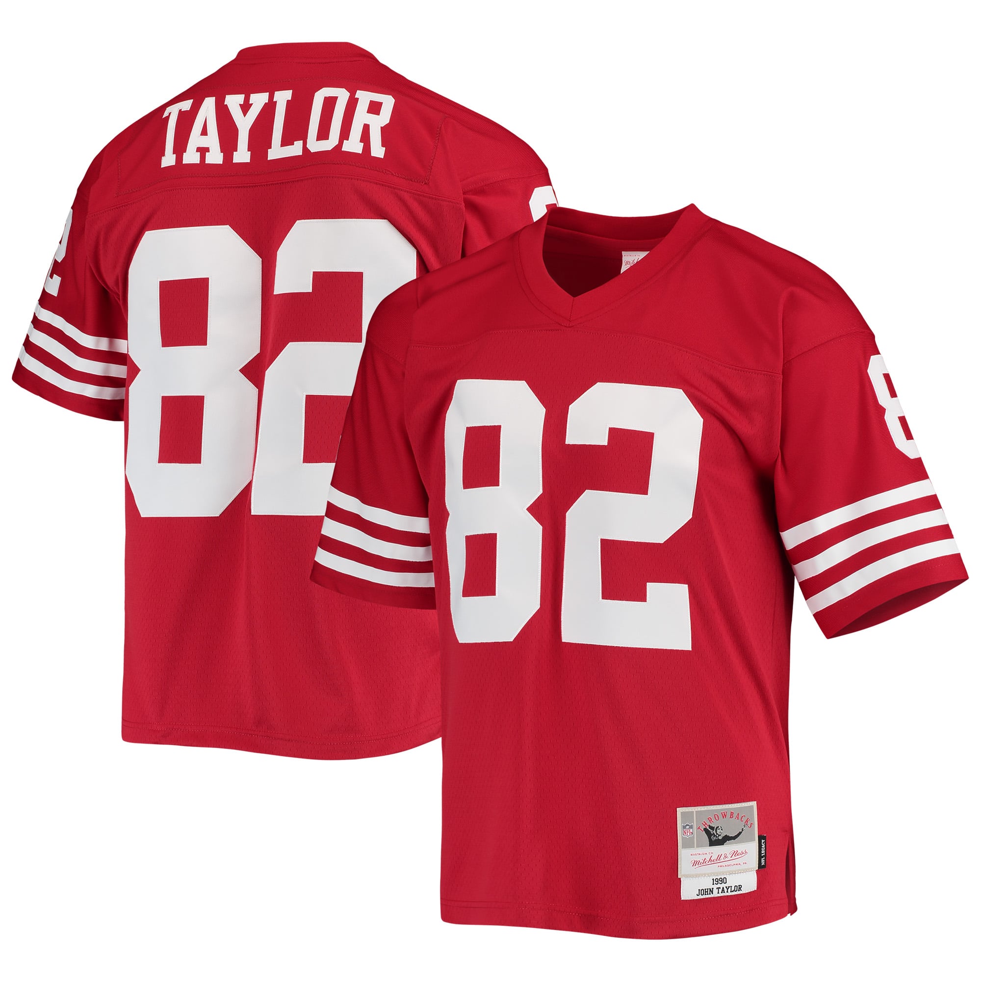 John Taylor San Francisco 49ers Replica Jersey Scarlet NFL Football Fan Wear