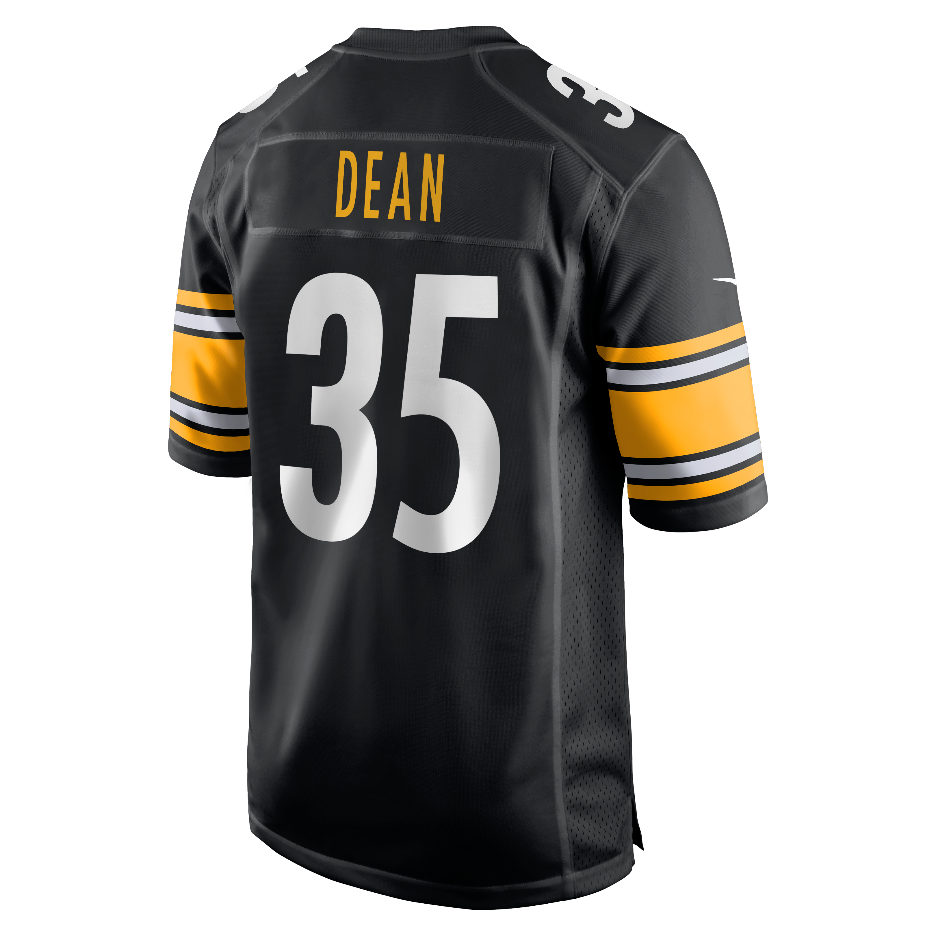 Jamel Dean Pittsburgh Steelers Game Jersey Black NFL Football Fan Wear Jamel Dean