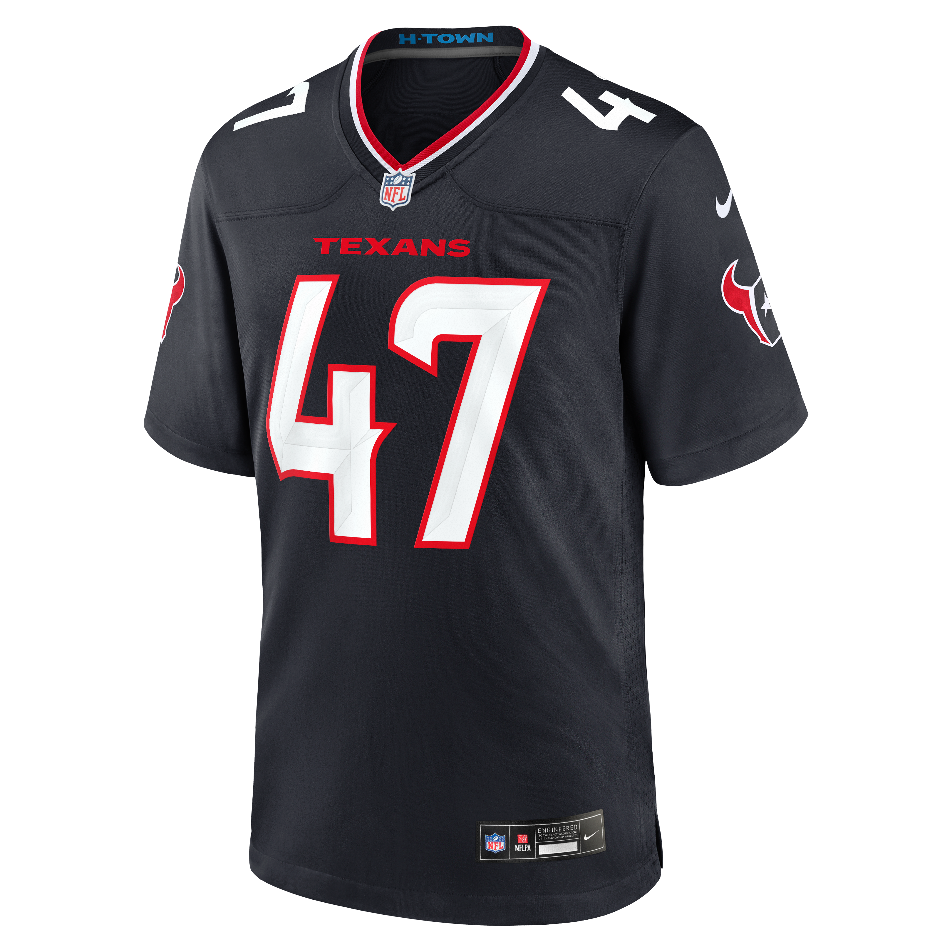 Louis Hansen Houston Texans Game Jersey Navy NFL Football Fan Wear