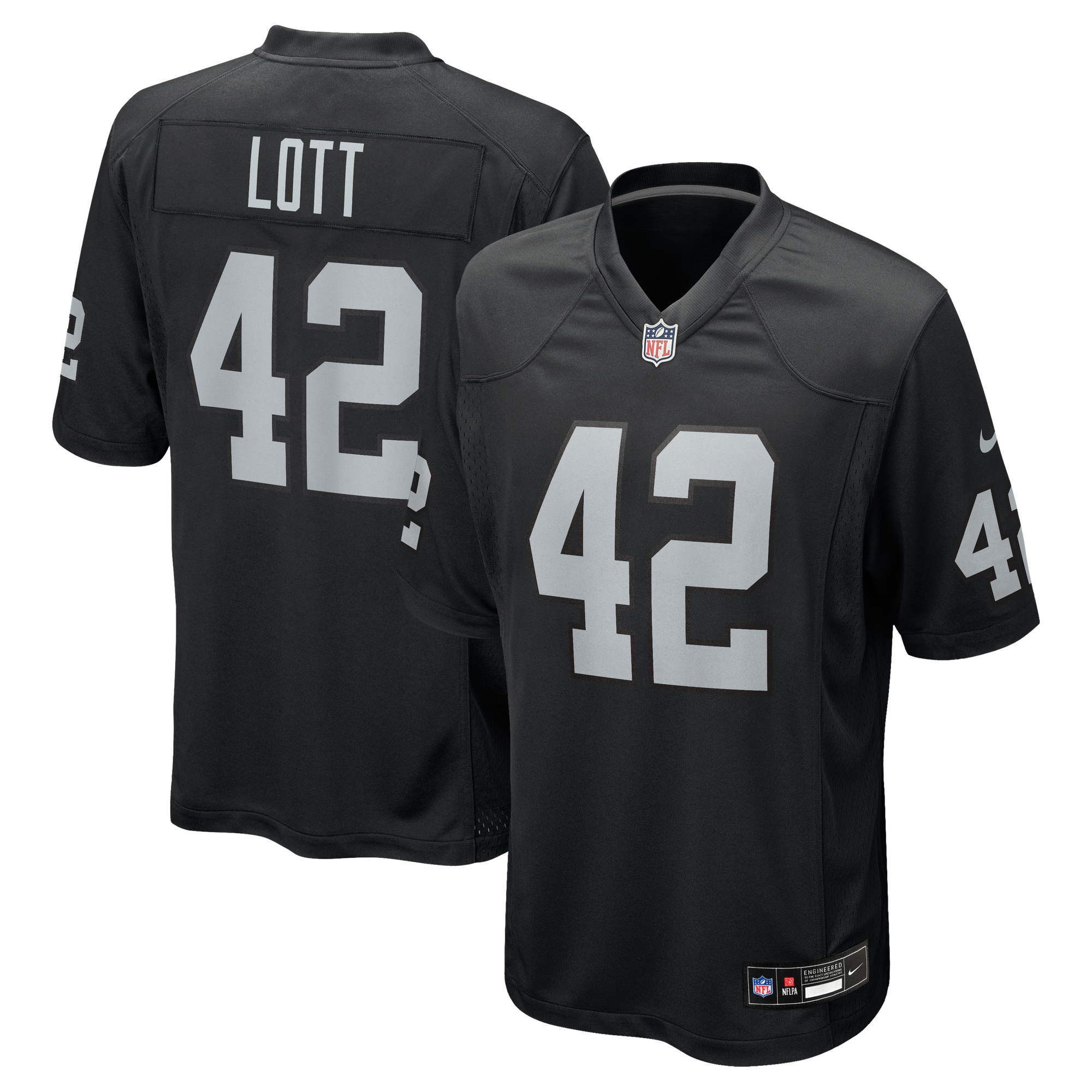 Retired Ronnie Lott Las Vegas Raiders Player Jersey NFL Football Fan Wear