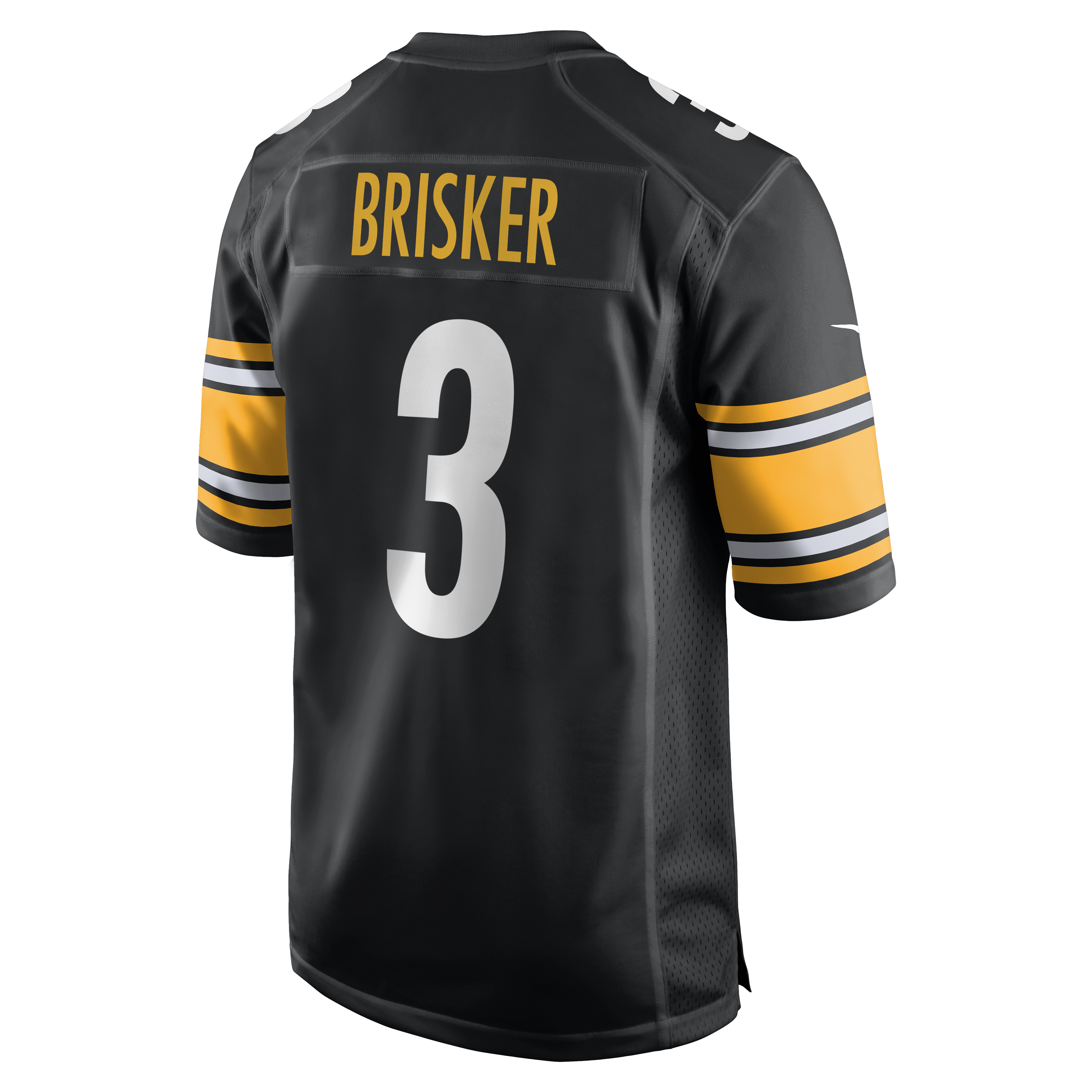 Jaquan Brisker Pittsburgh Steelers Game Jersey Black NFL Football Fan Wear Jaquan Brisker