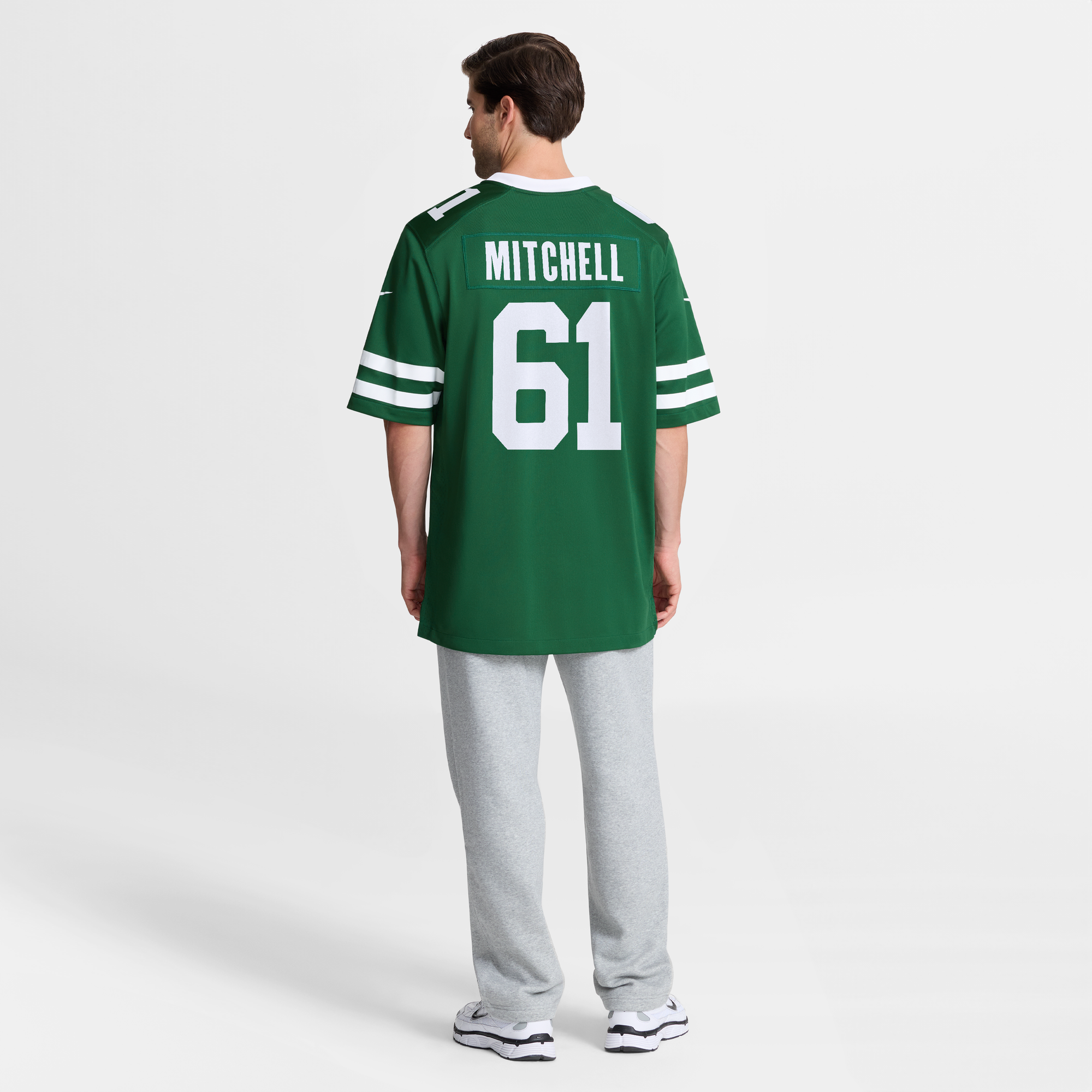 Max Mitchell New York Jets Game Jersey Green NFL Football Fan Wear