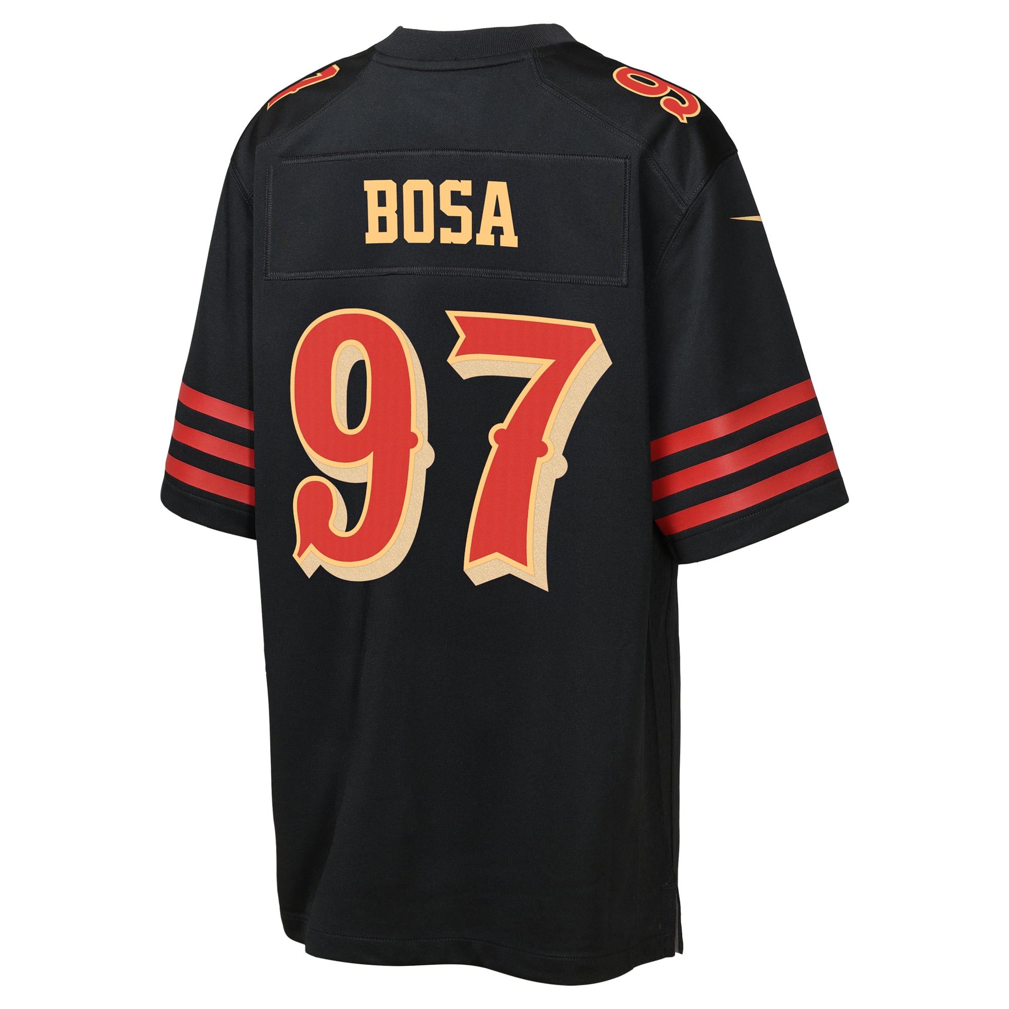 Nick Bosa San Francisco 49ers Game Jersey Black NFL Football Fan Wear