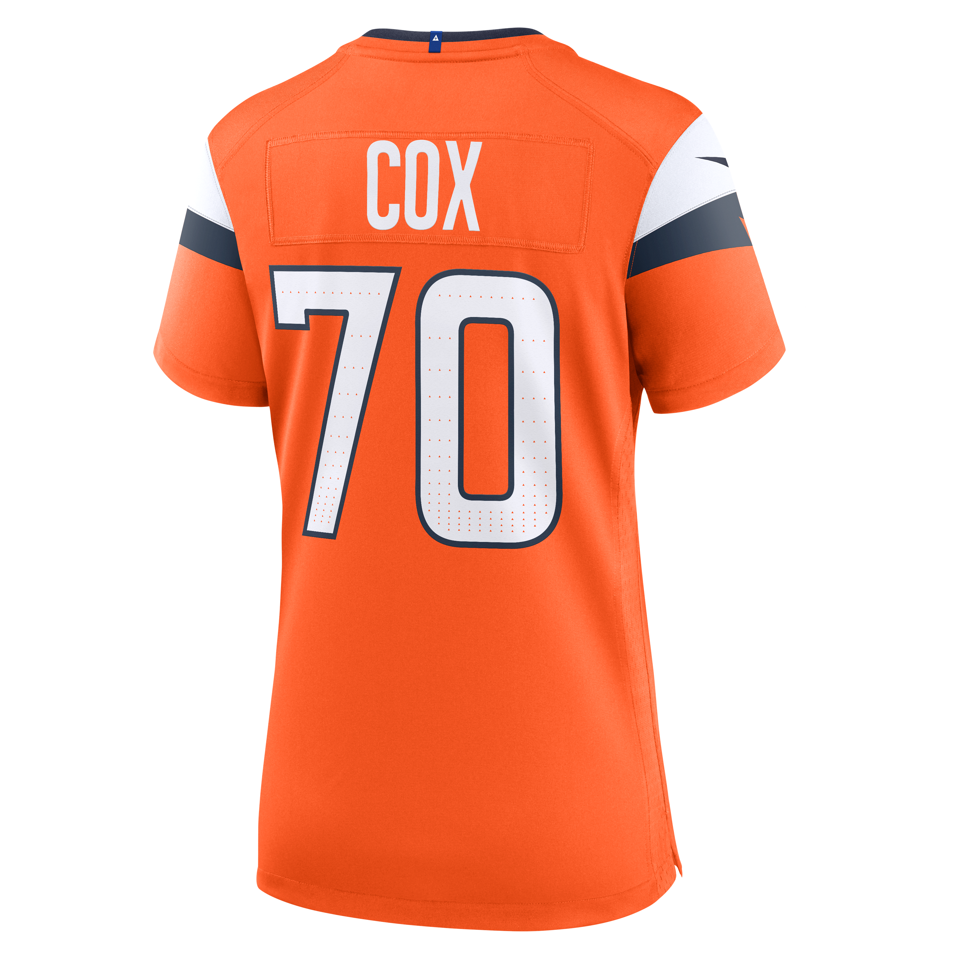 Marques Cox Denver Broncos Game Jersey Orange NFL Football Fan Wear