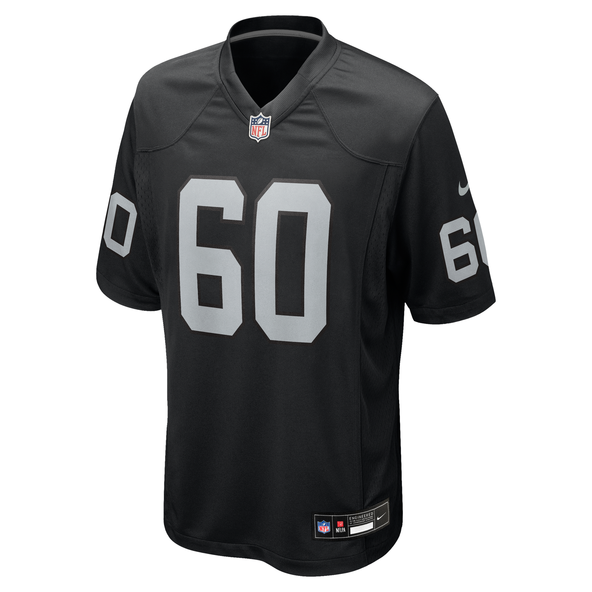 Charles Grant Las Vegas Raiders Game Jersey Black NFL Football Fan Wear Charles Grant