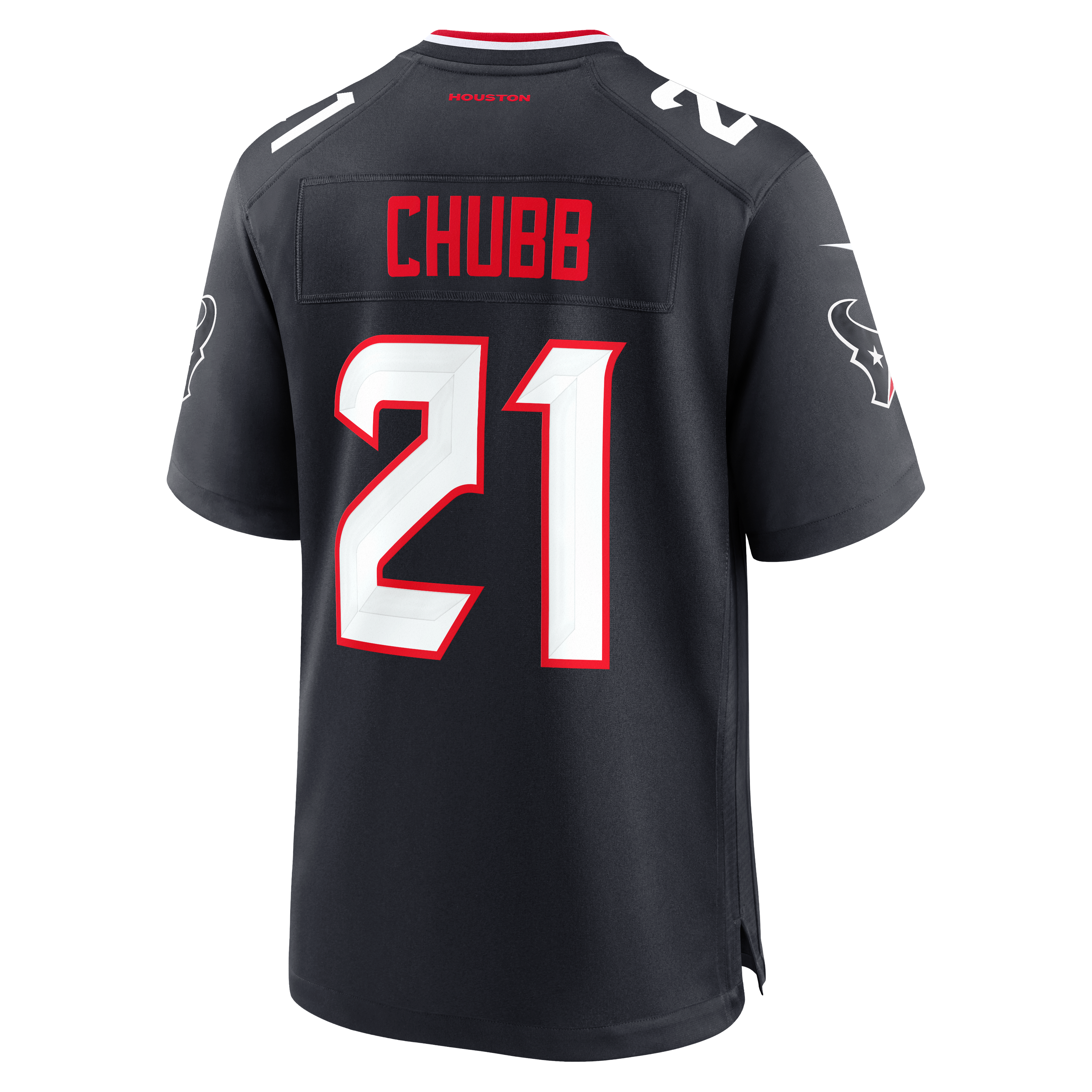 Nick Chubb Houston Texans Game Jersey Navy NFL Football Fan Wear