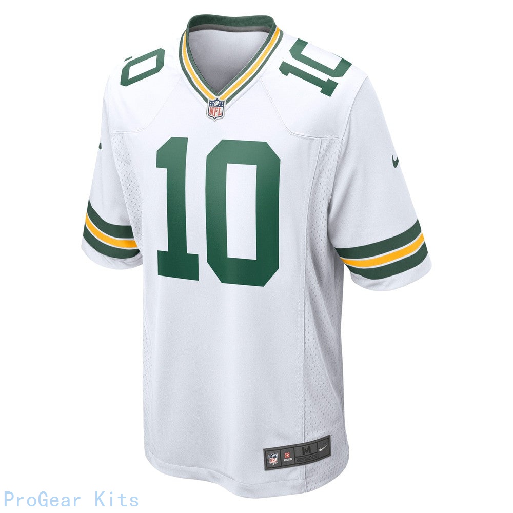Jordan Love Road Green Bay Packers Game Jersey Green NFL Football Fan Wear