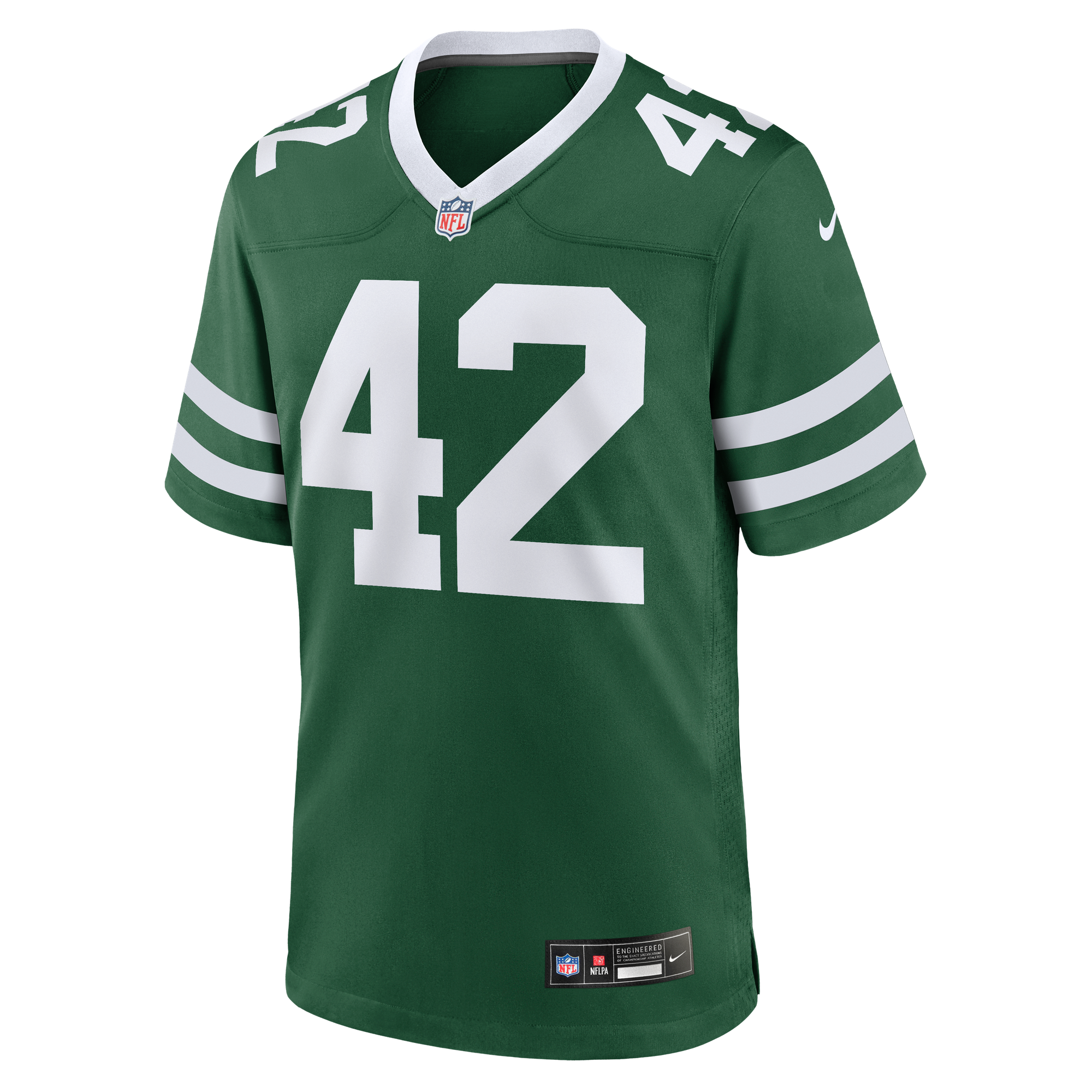 Thomas Hennessy New York Jets Game Jersey Green NFL Football Fan Wear