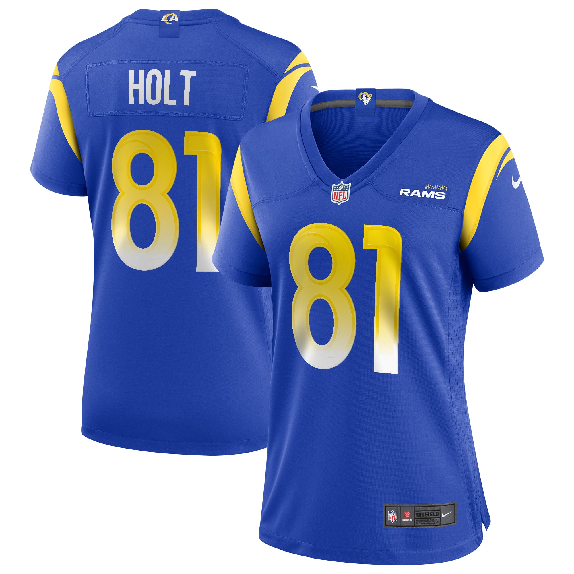 Torry Holt Los Angeles Rams Replica Jersey Royal NFL Football Fan Wear
