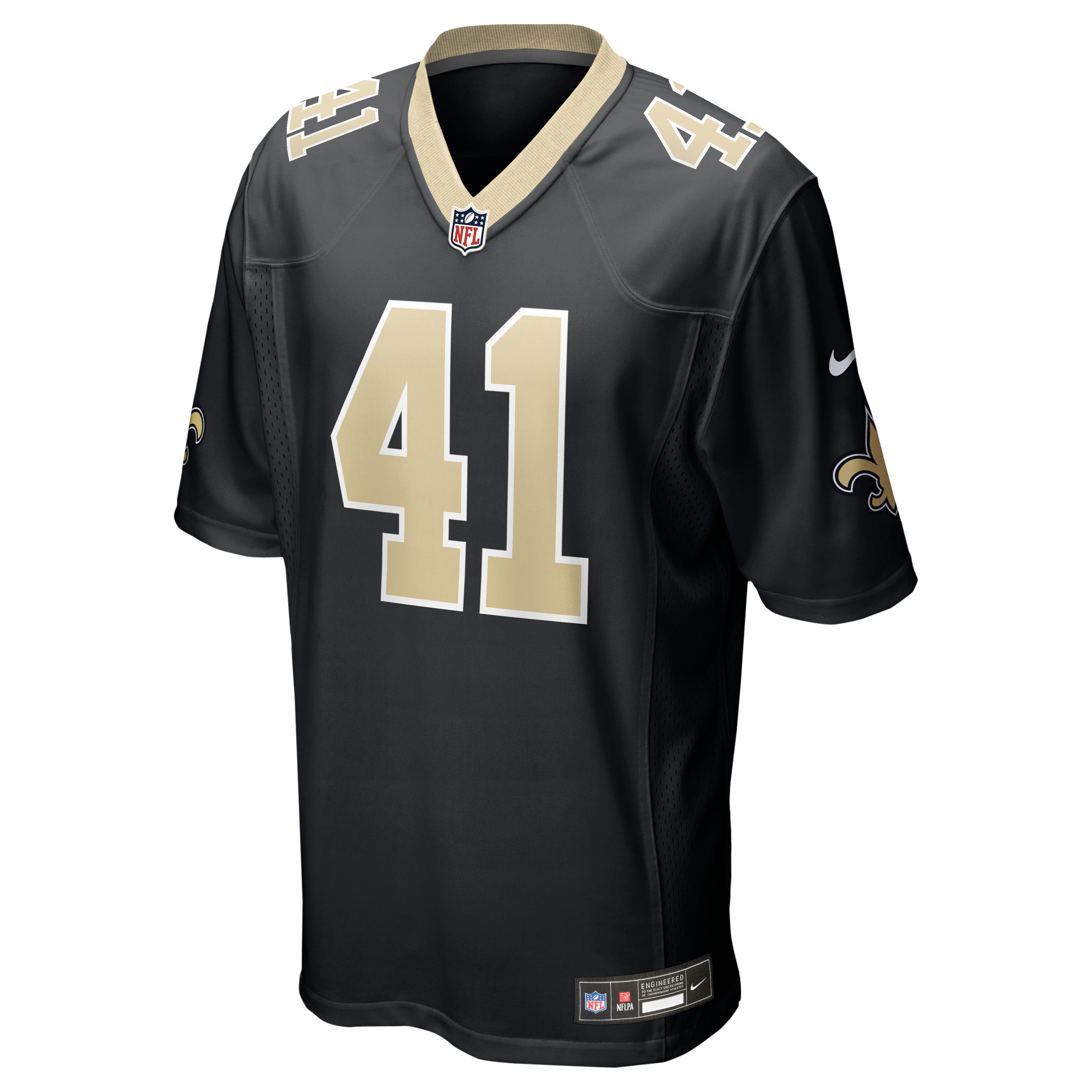 RFLCTV Alvin Kamara New Orleans Saints Limited Jersey Black NFL Football Fan Wear