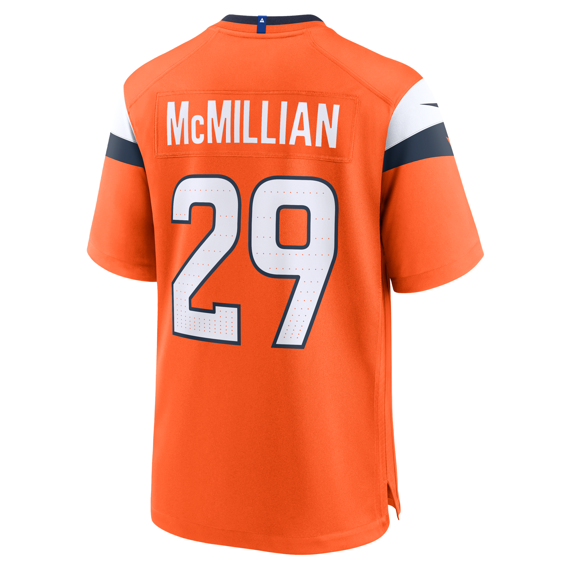 Ja'Quan McMillian Denver Broncos Game Jersey Orange NFL Football Fan Wear Ja'Quan McMillian