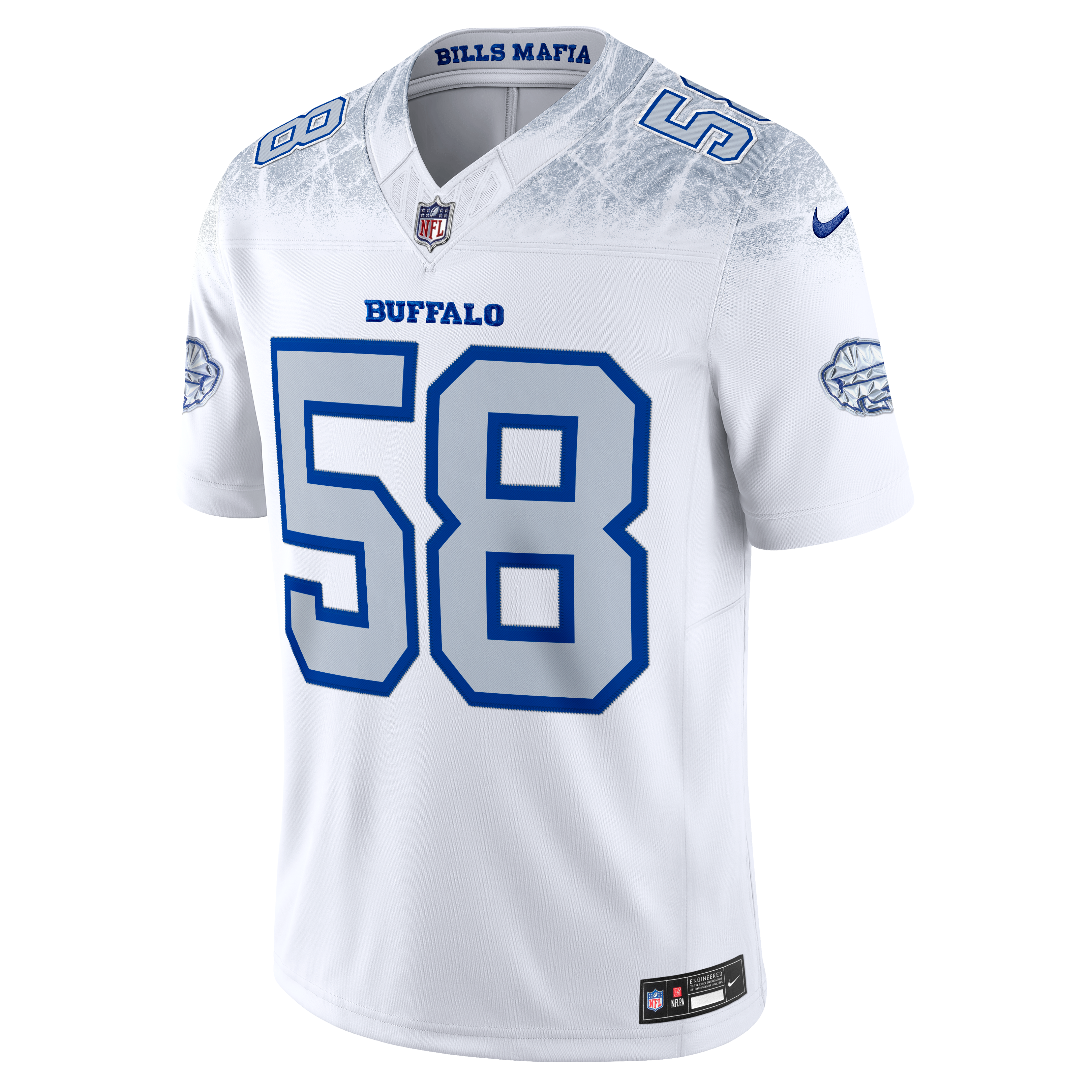 Matt Milano Buffalo Bills Limited Jersey White NFL Football Fan Wear Matt Milano