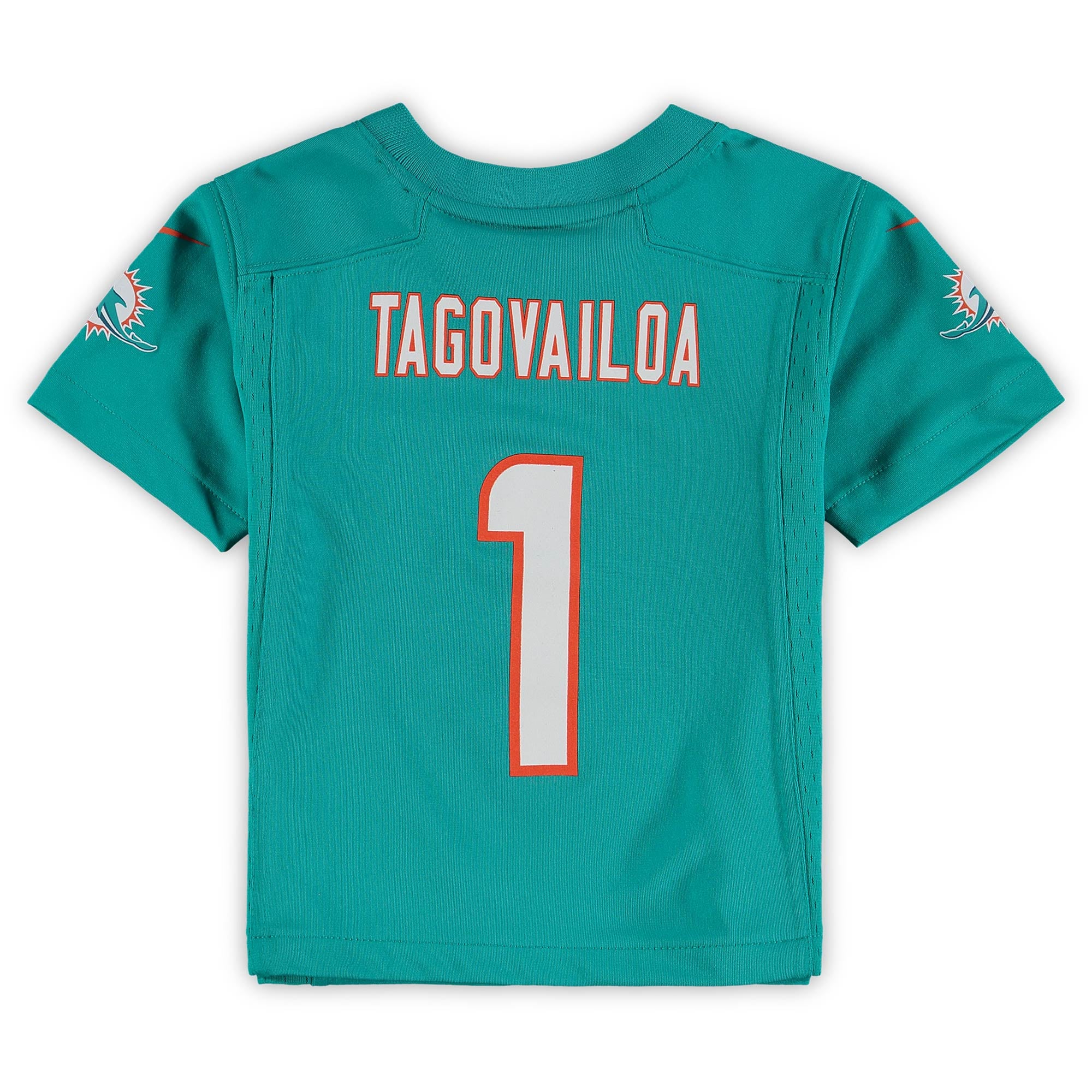 Tua Tagovailoa Miami Dolphins Game Jersey Aqua NFL Football Fan Wear Tua Tagovailoa