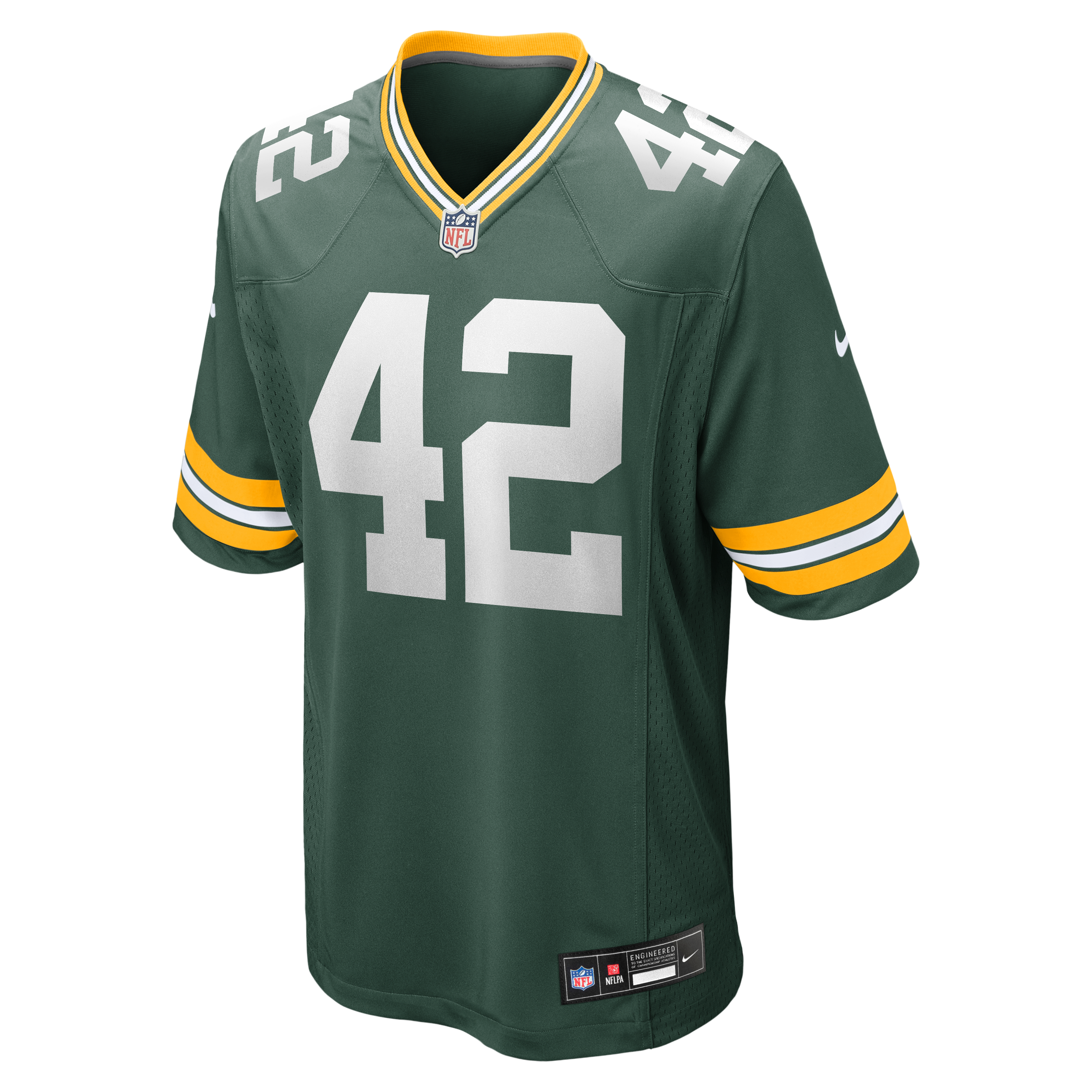 Matt Orzech Green Bay Packers Game Jersey Green NFL Football Fan Wear