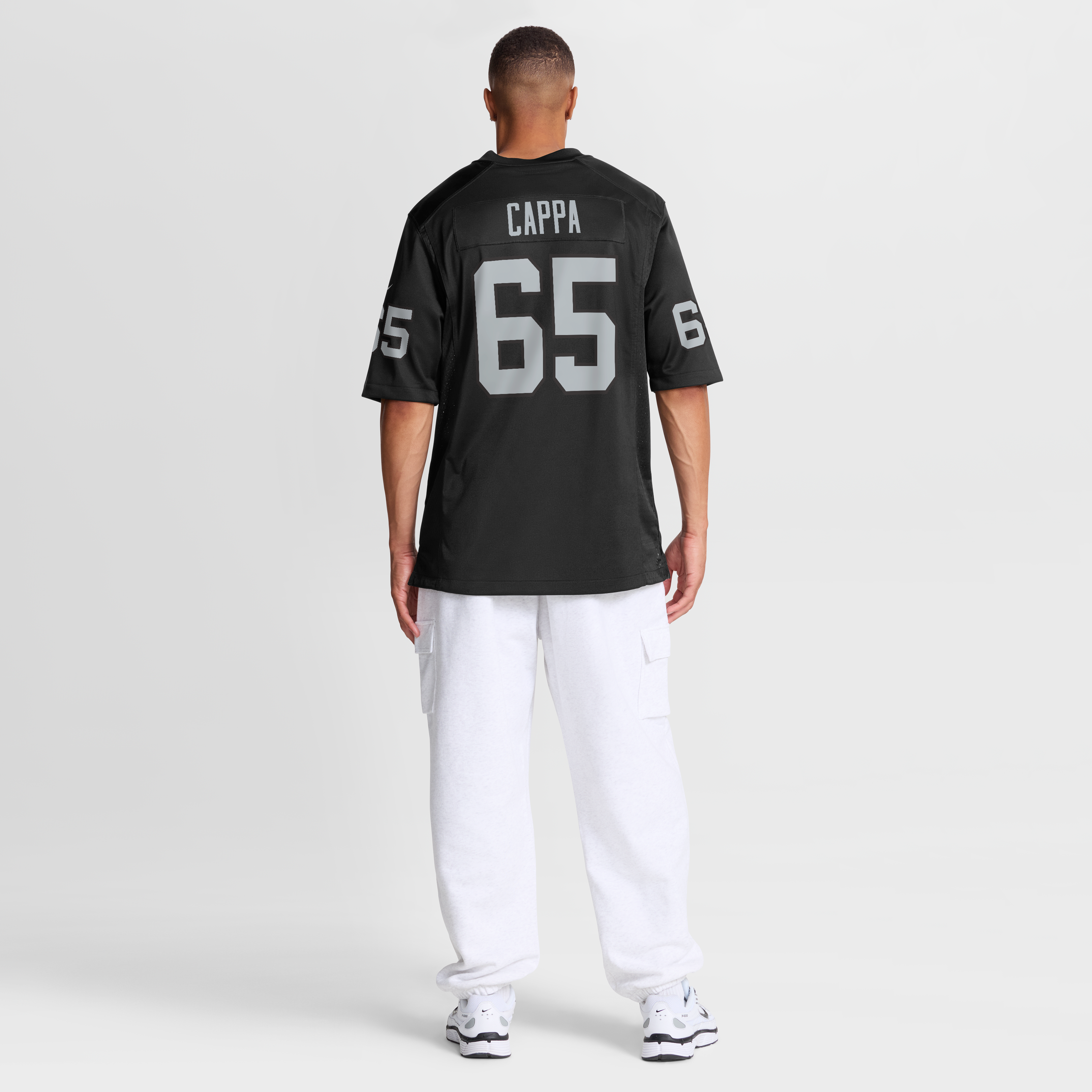 Alex Cappa Las Vegas Raiders Game Jersey Black NFL Football Fan Wear