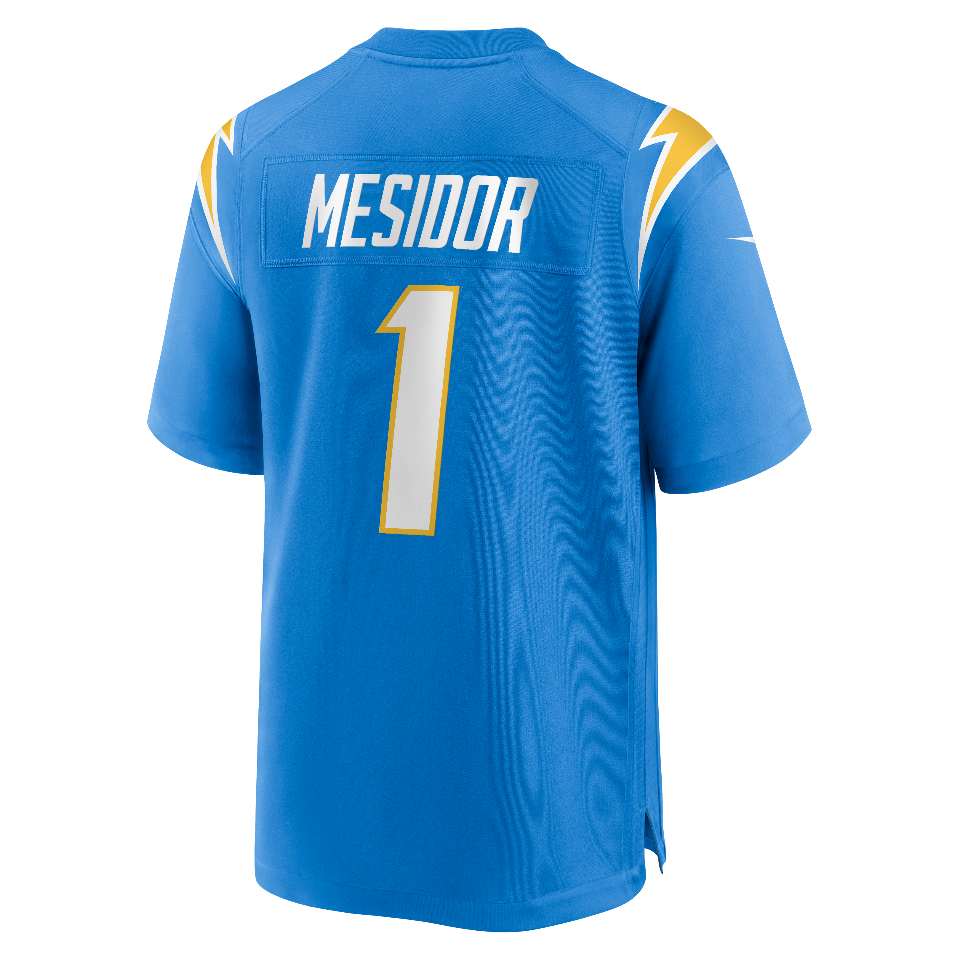 Akheem Mesidor Los Angeles Chargers Game Jersey Powder Blue NFL Football Fan Wear