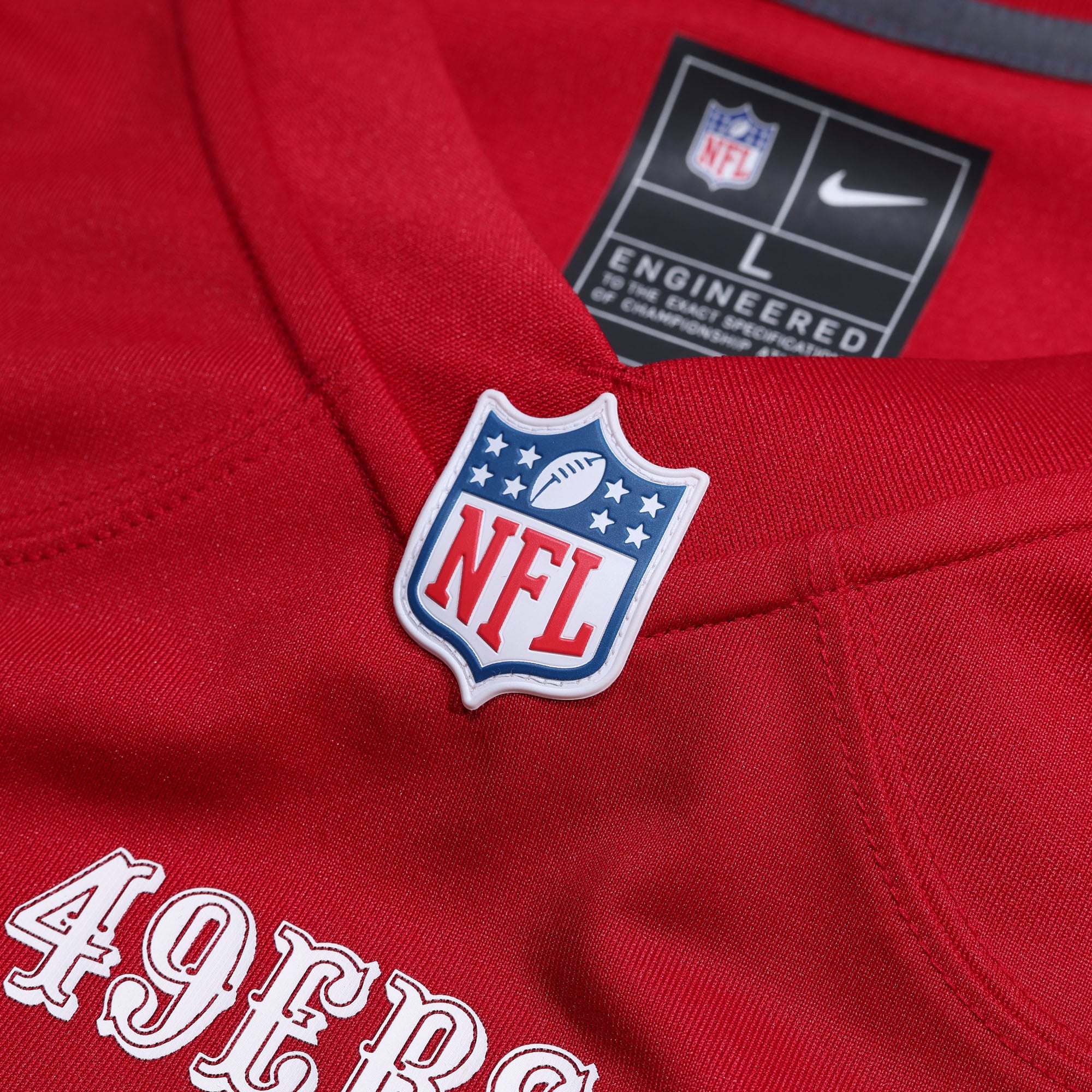 Mykel Williams San Francisco 49ers Game Jersey Scarlet NFL Football Fan Wear