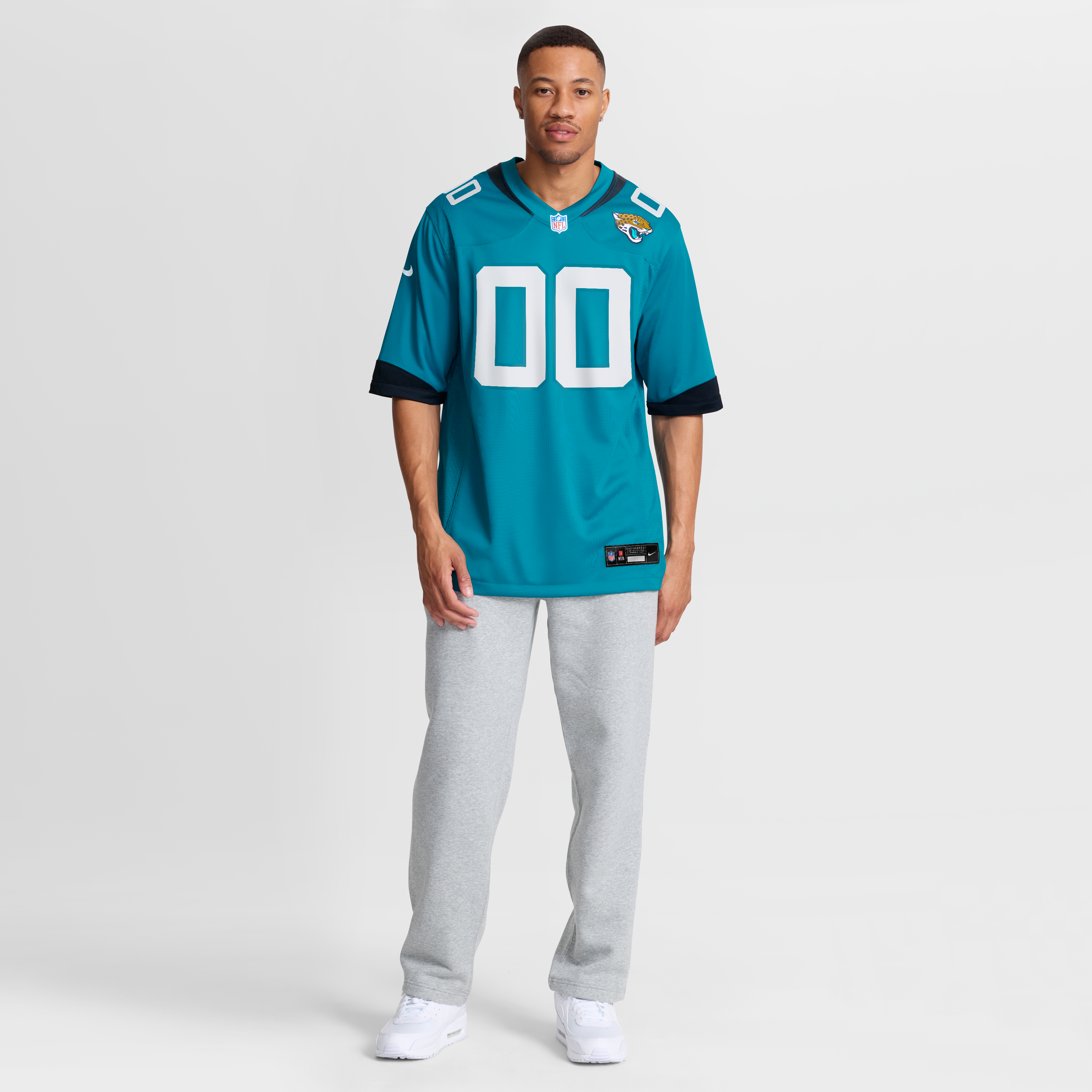 Jacksonville Jaguars Game Jersey Black NFL Football Fan Wear Custom Number