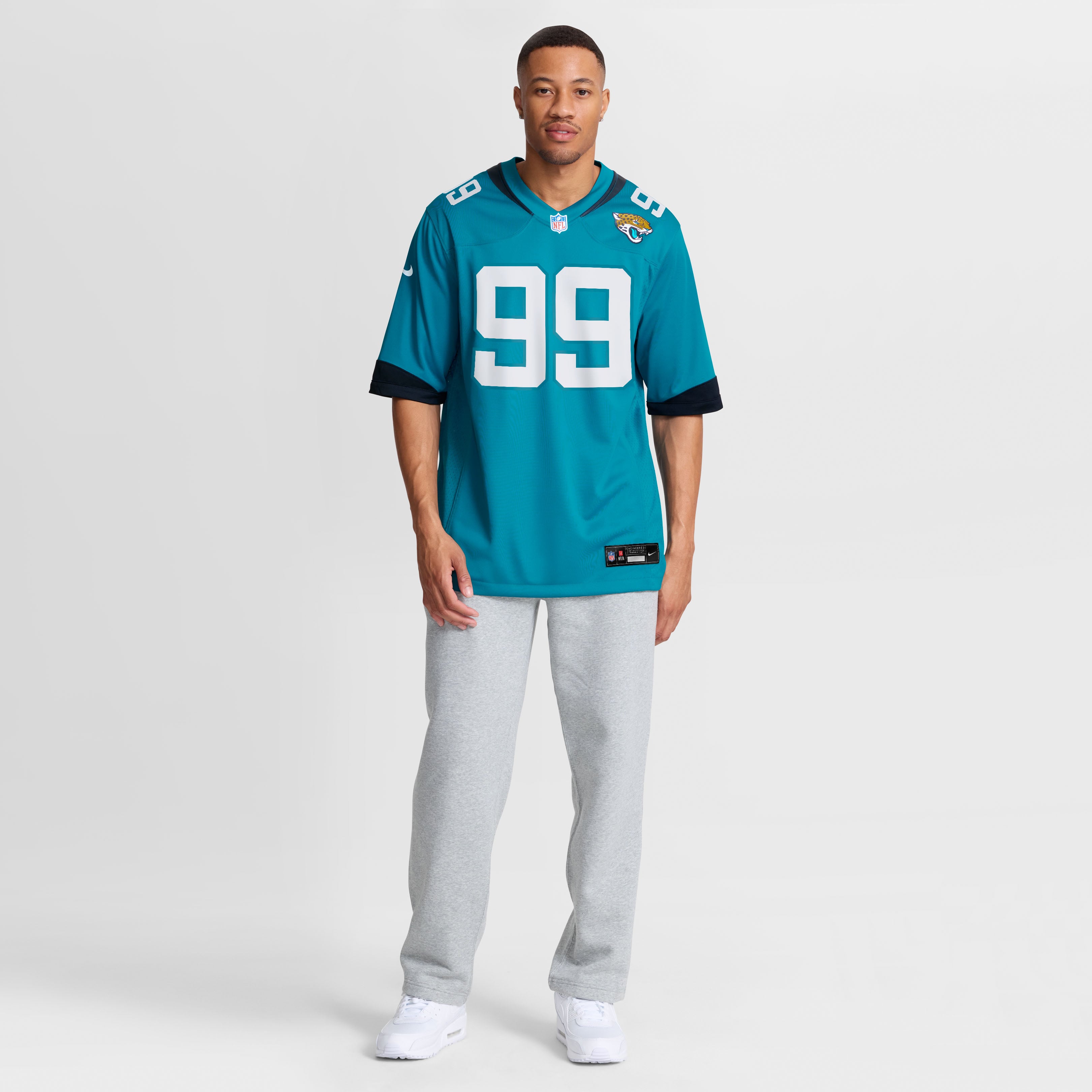 Ruke Orhorhoro Jacksonville Jaguars Game Jersey Teal NFL Football Fan Wear Ruke Orhorhoro