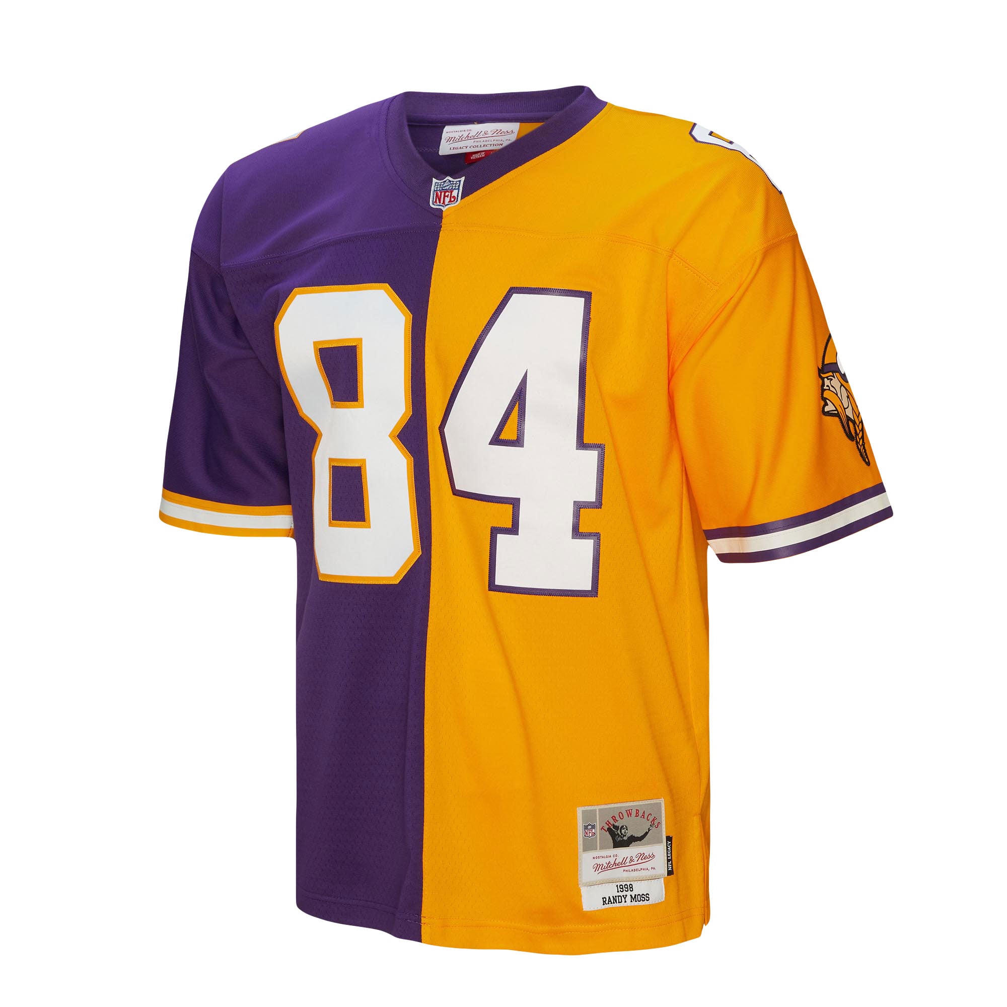 Randy Moss Mitchell Minnesota Vikings Replica Jersey Purple NFL Football Fan Wear