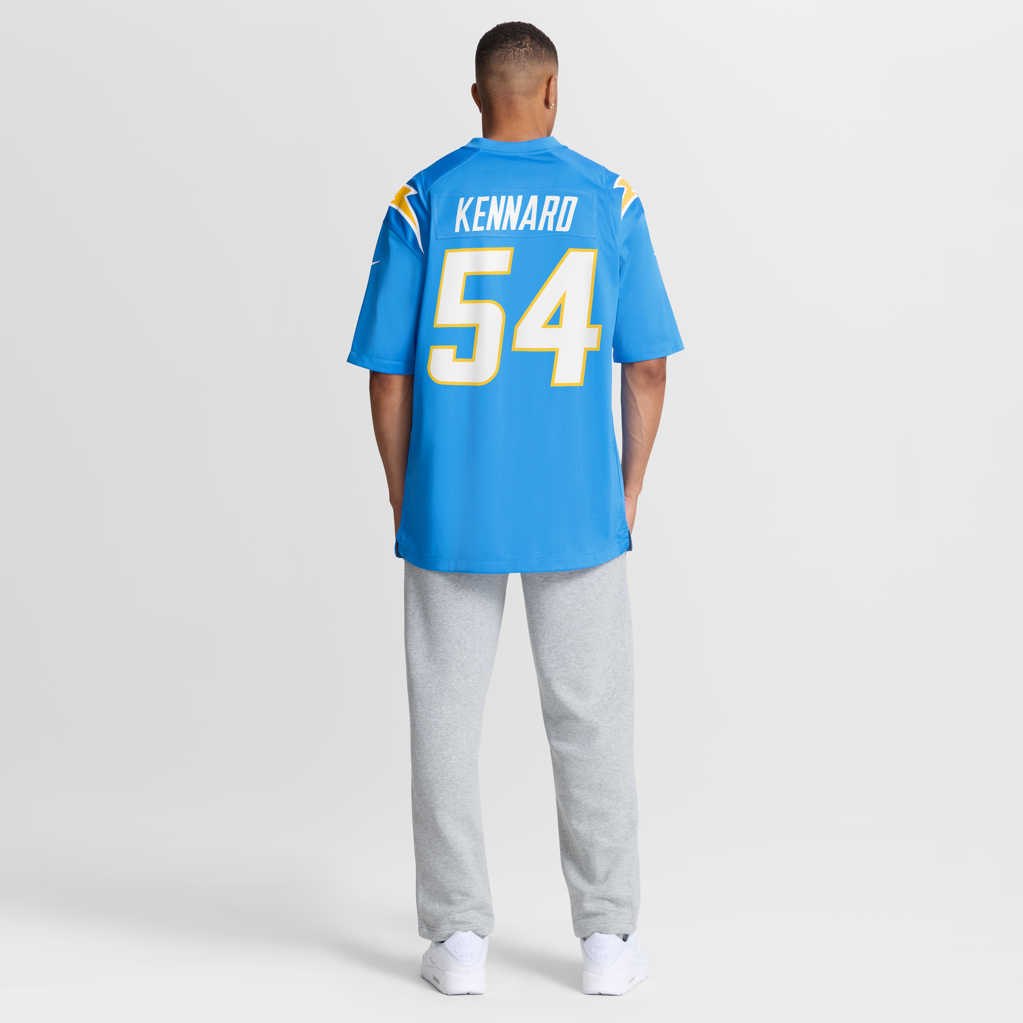 Kyle Kennard Los Angeles Chargers Game Jersey NFL Football Fan Wear Kyle Kennard