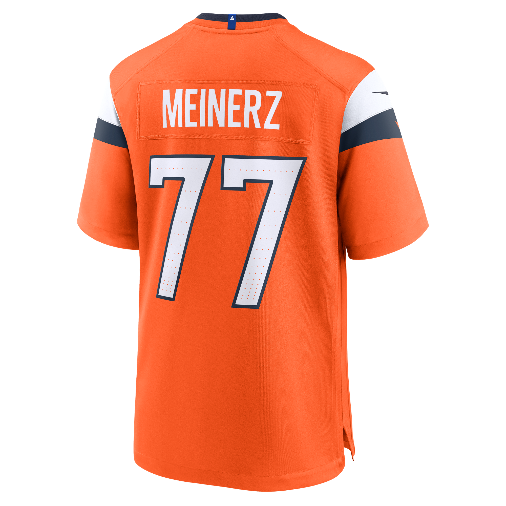 Quinn Meinerz Denver Broncos Game Jersey Orange NFL Football Fan Wear