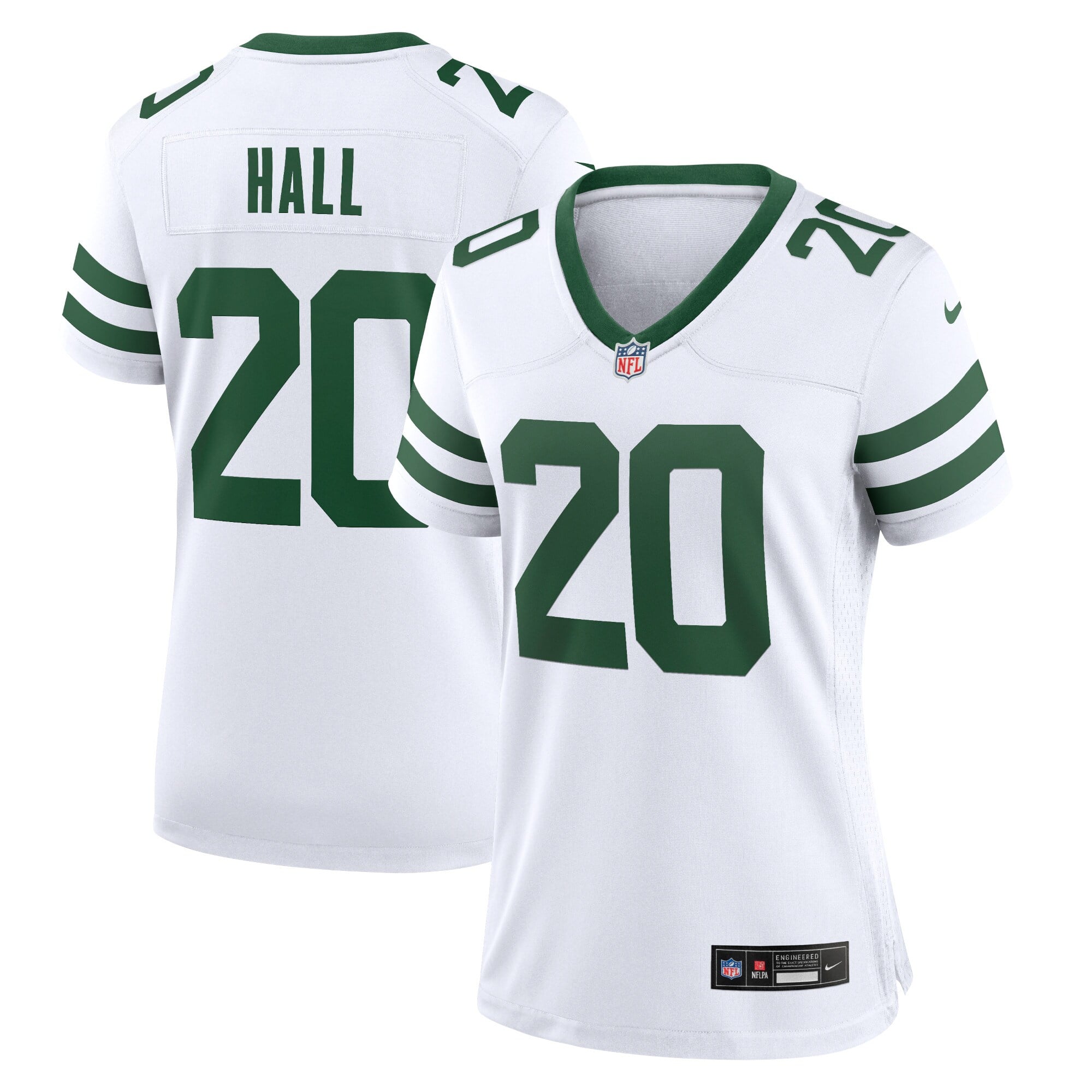 Breece Hall New York Jets Game Jersey White NFL Football Fan Wear Breece Hall