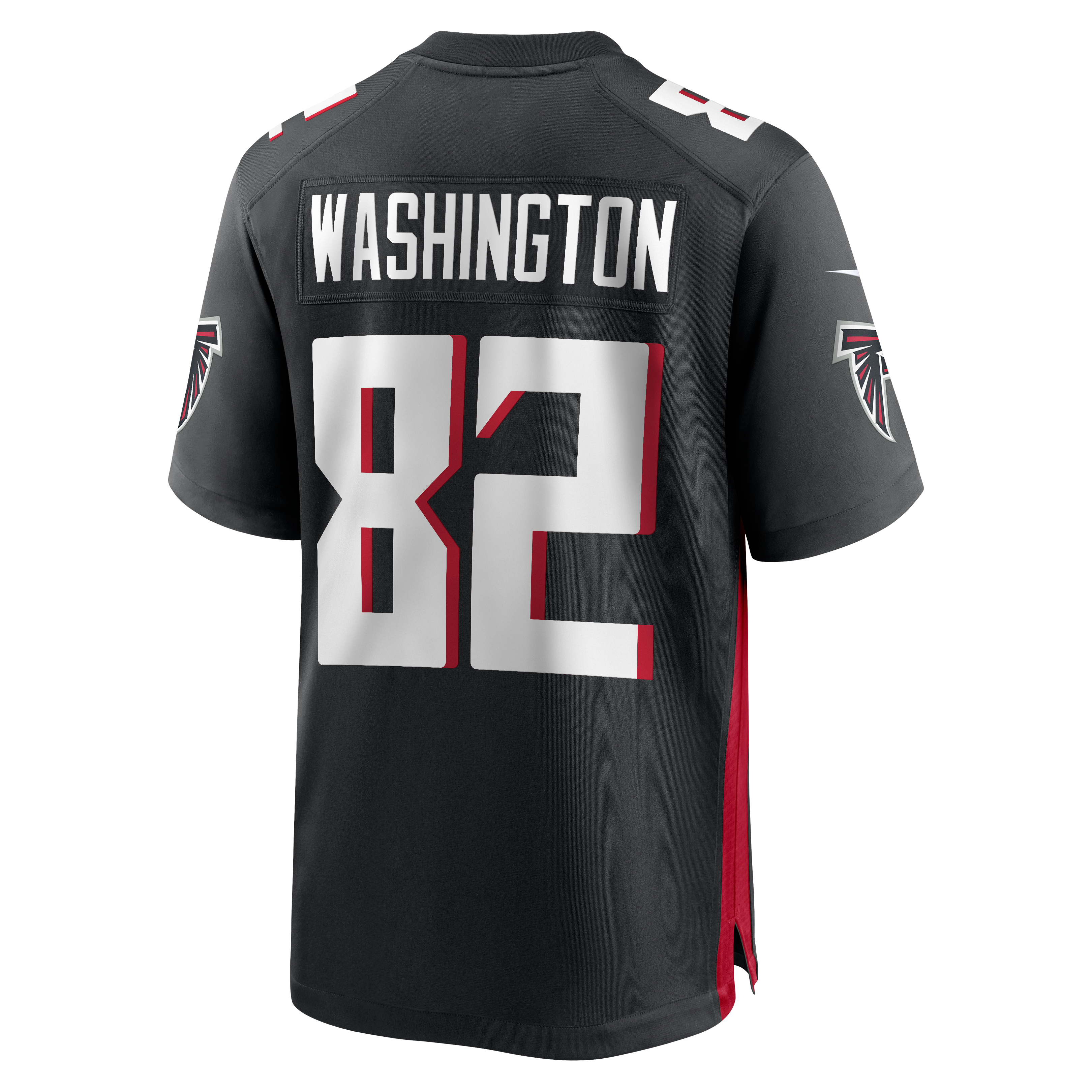 Casey Washington Atlanta Falcons Game Jersey Black NFL Football Fan Wear Casey Washington