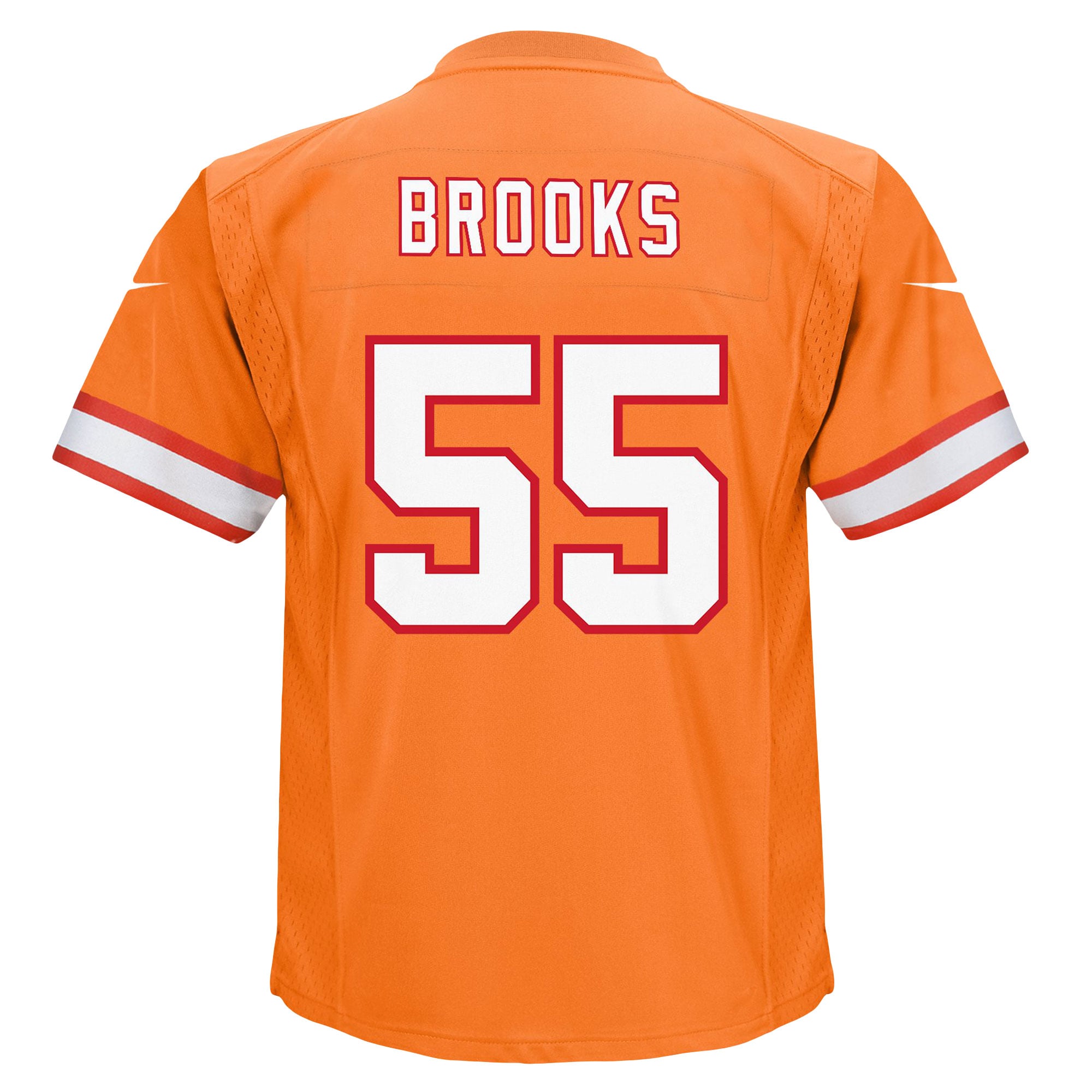 Retired Derrick Brooks Tampa Bay Buccaneers Player Jersey Orange NFL Football Fan Wear Retired Derrick Brooks