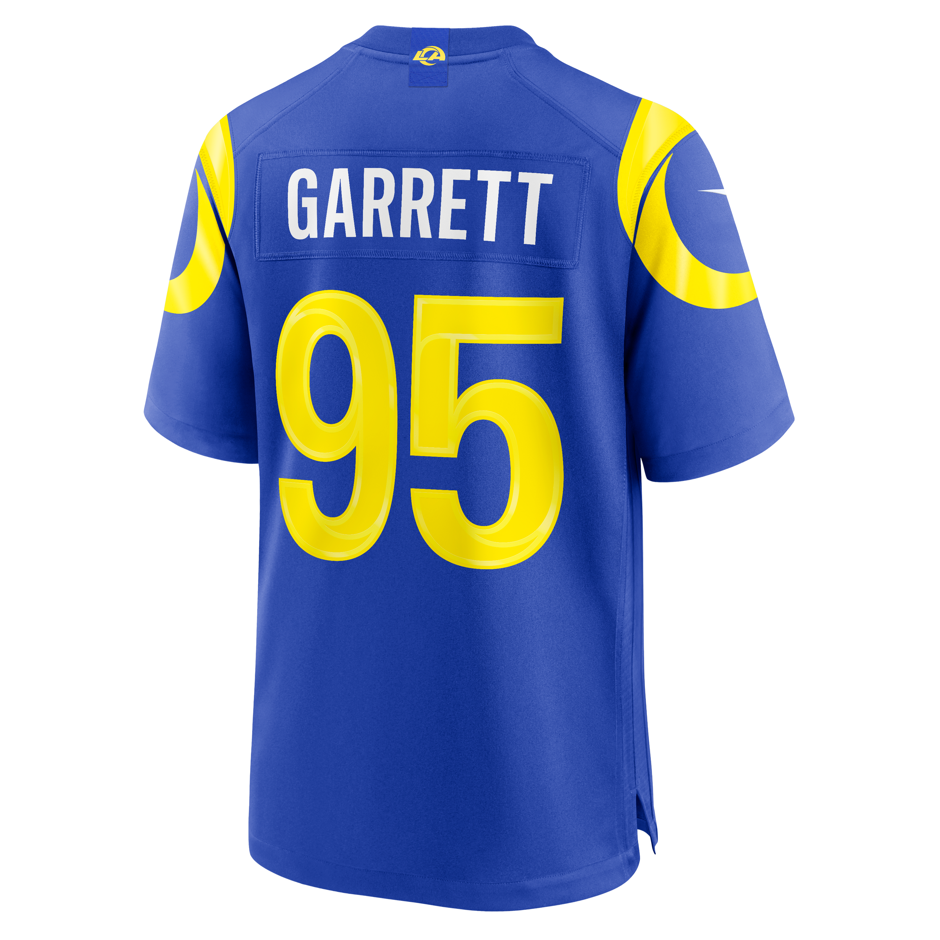 Myles Garrett Los Angeles Rams Game Jersey Royal NFL Football Fan Wear Myles Garrett