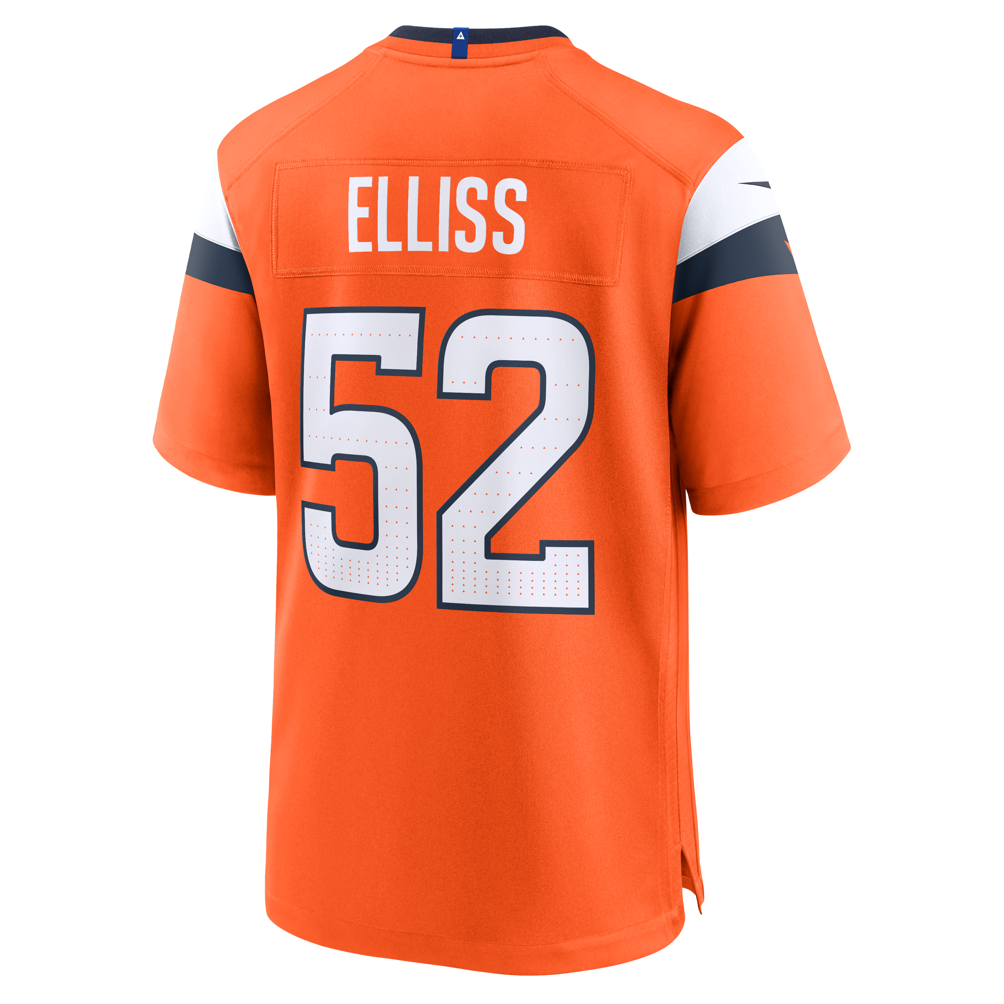 Jonah Elliss Denver Broncos Game Jersey Orange NFL Football Fan Wear