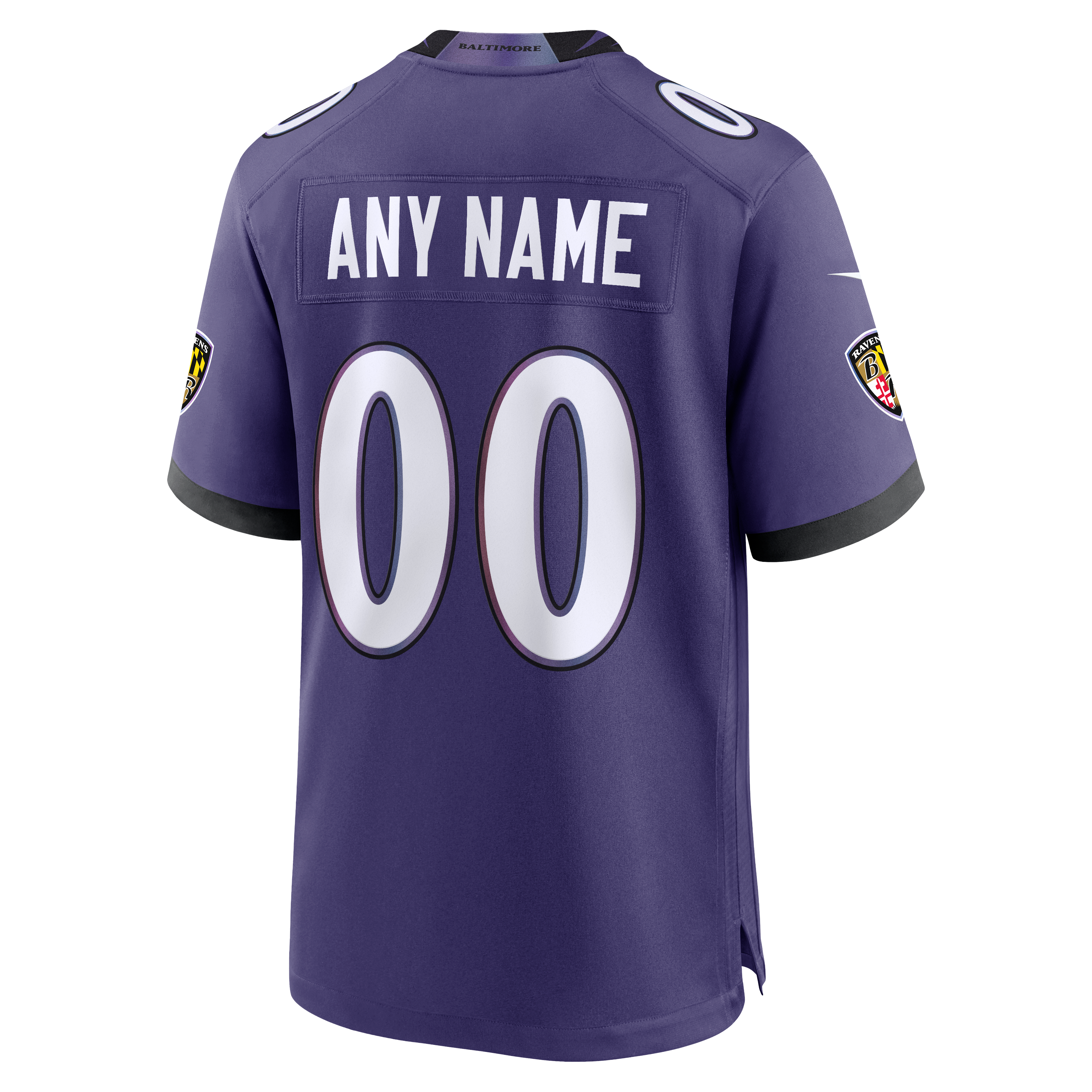 Baltimore Ravens Game Jersey Purple NFL Football Fan Wear Custom Number