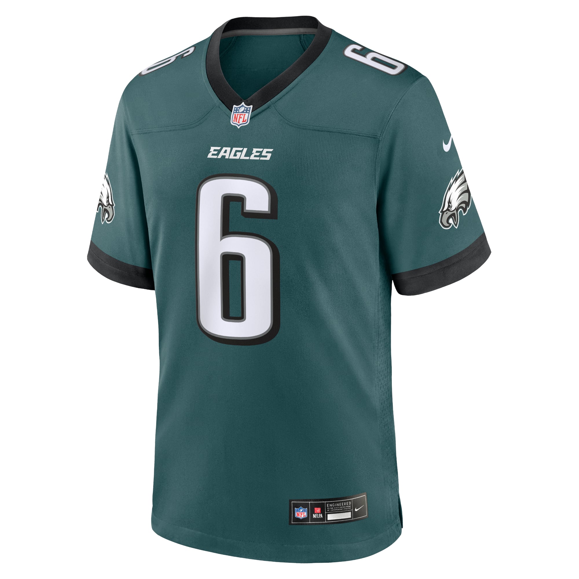 DeVonta Smith Philadelphia Eagles Game Jersey Midnight NFL Football Fan Wear DeVonta Smith