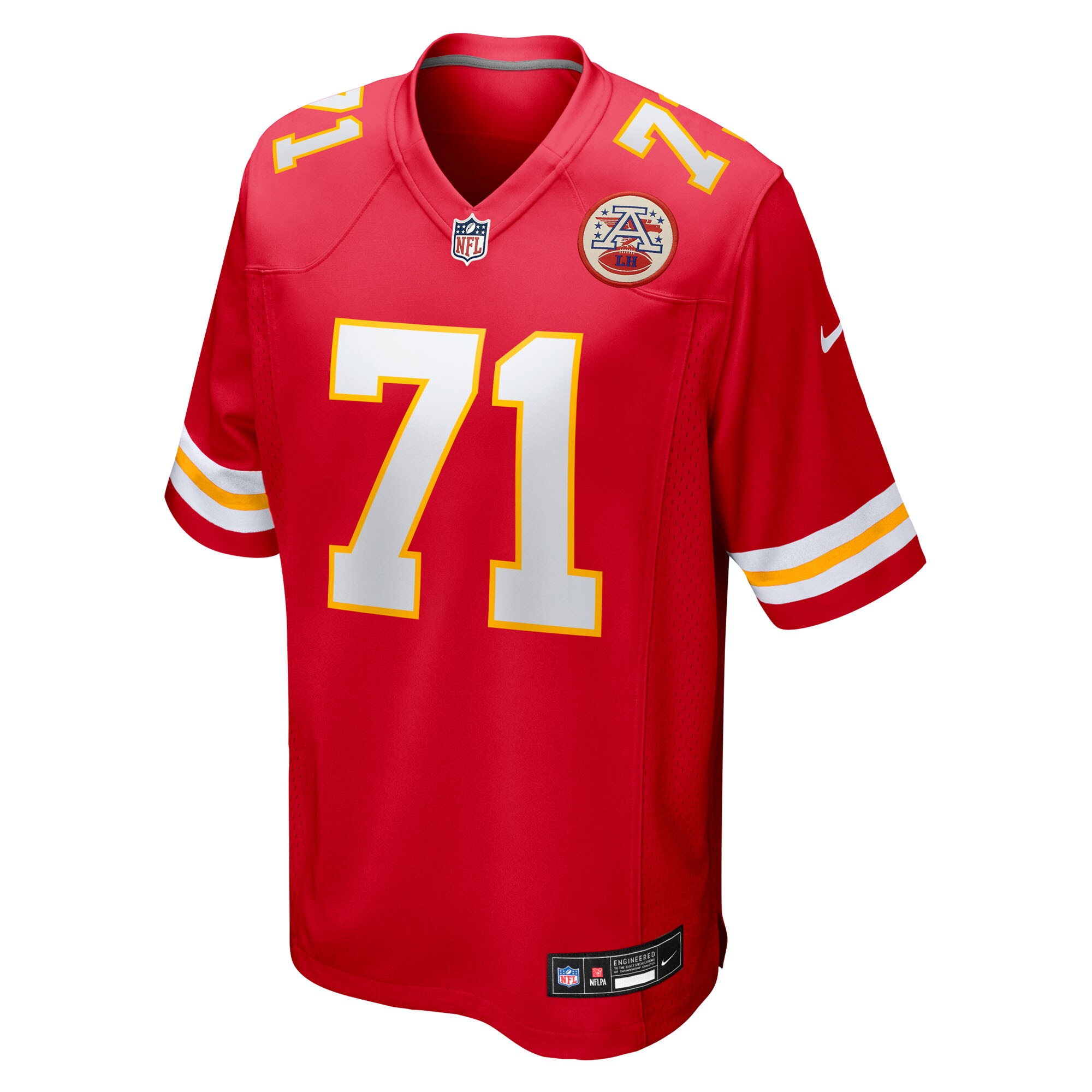 Josh Simmons Kansas City Chiefs Game Jersey Red NFL Football Fan Wear