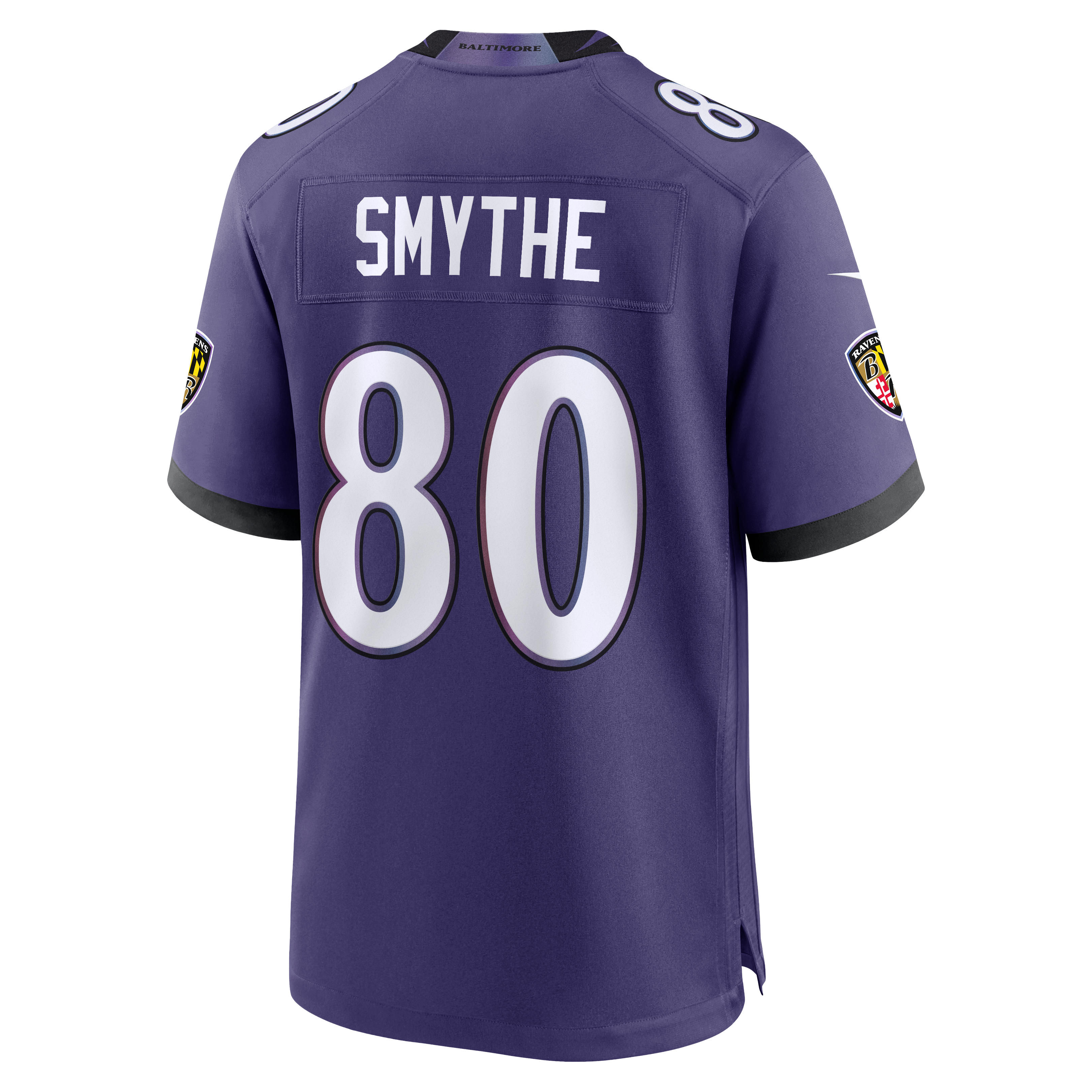 Durham Smythe Baltimore Ravens Game Jersey Purple NFL Football Fan Wear Durham Smythe