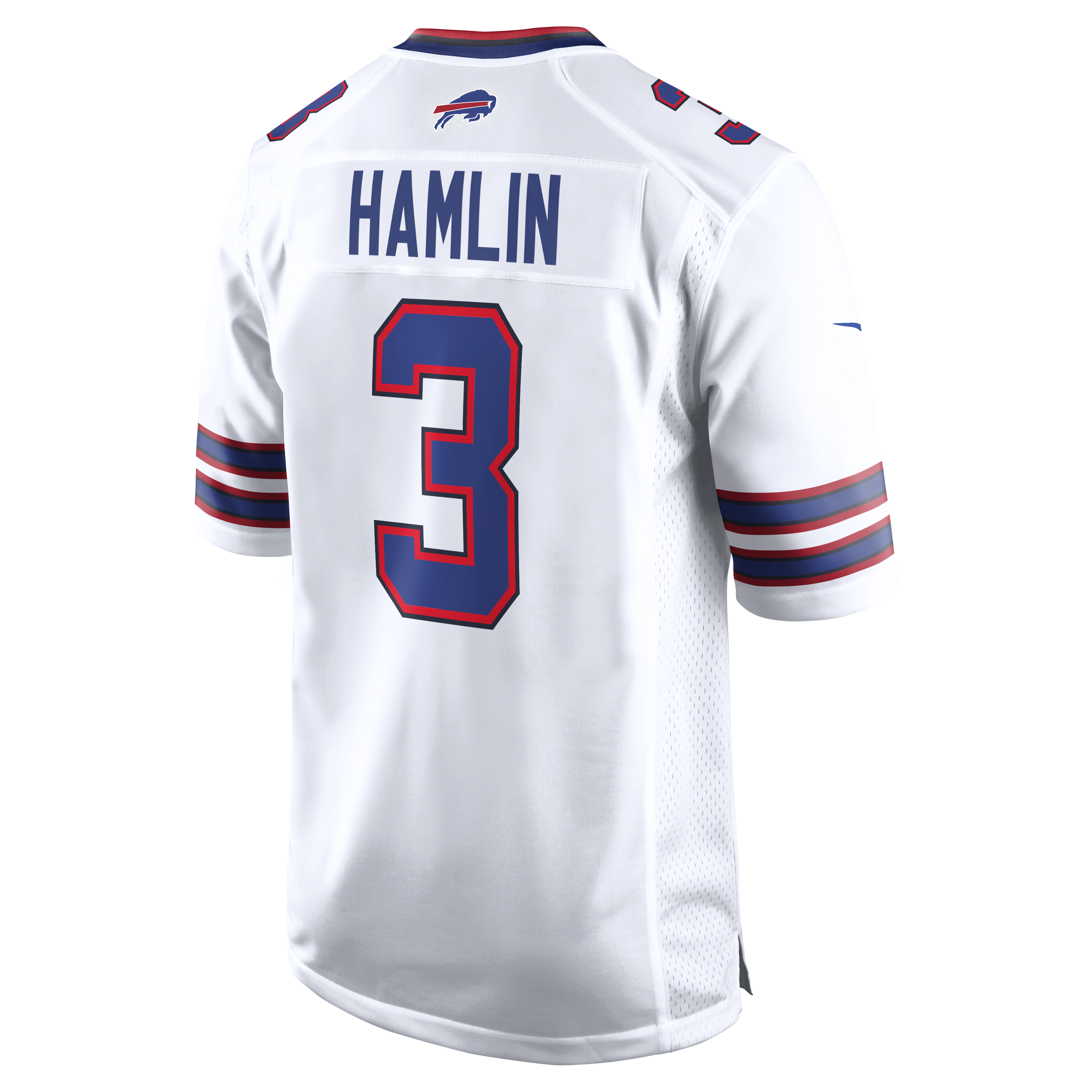 Damar Hamlin Buffalo Bills Game Jersey White NFL Football Fan Wear