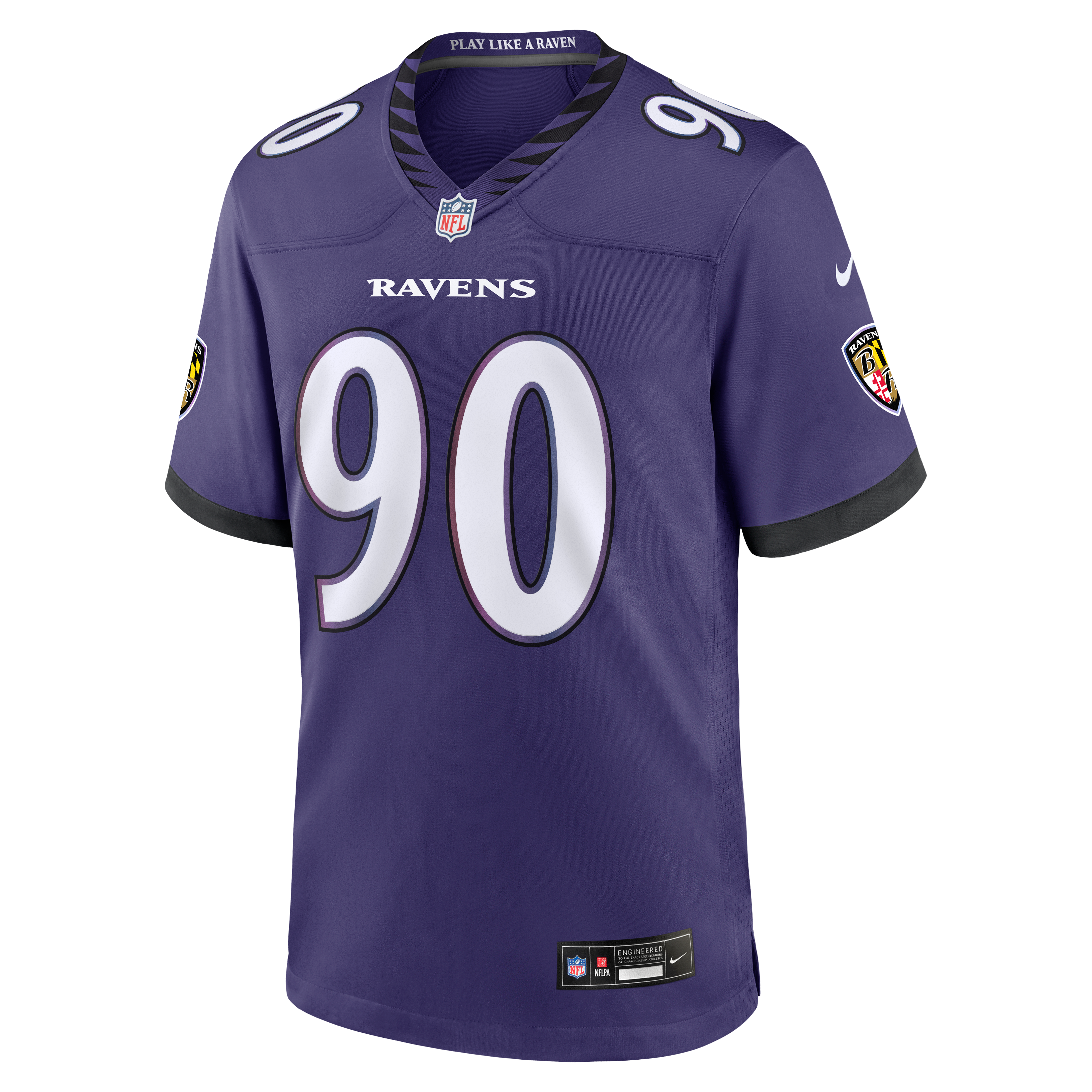Aeneas Peebles Baltimore Ravens Game Jersey Purple NFL Football Fan Wear