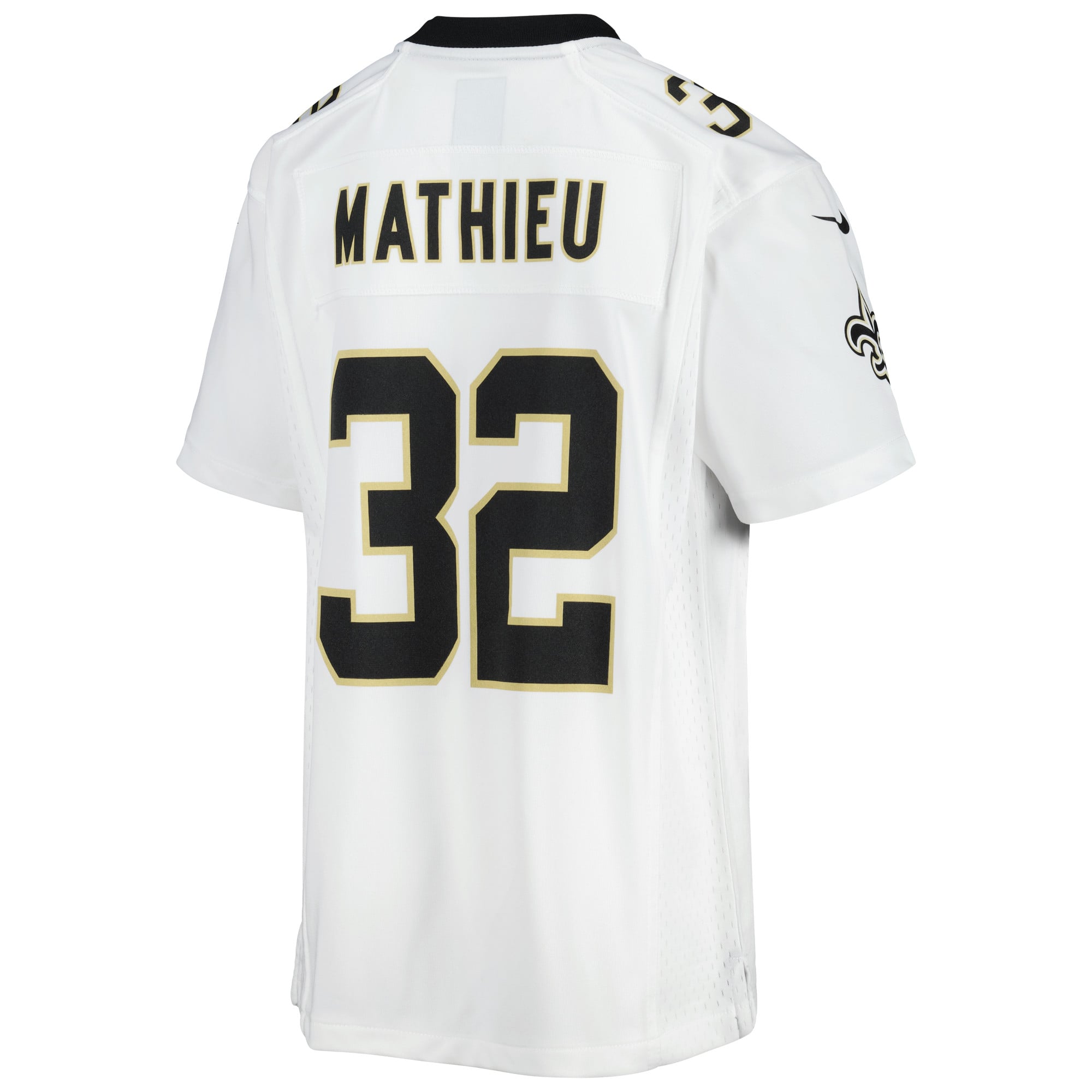 Tyrann Mathieu New Orleans Saints Game Jersey White NFL Football Fan Wear Tyrann Mathieu